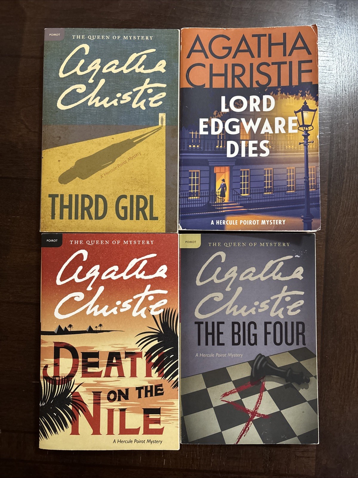 Lot 25 Agatha Christie Trade Paperbacks William Morrow Reprints Hercule Poirot
