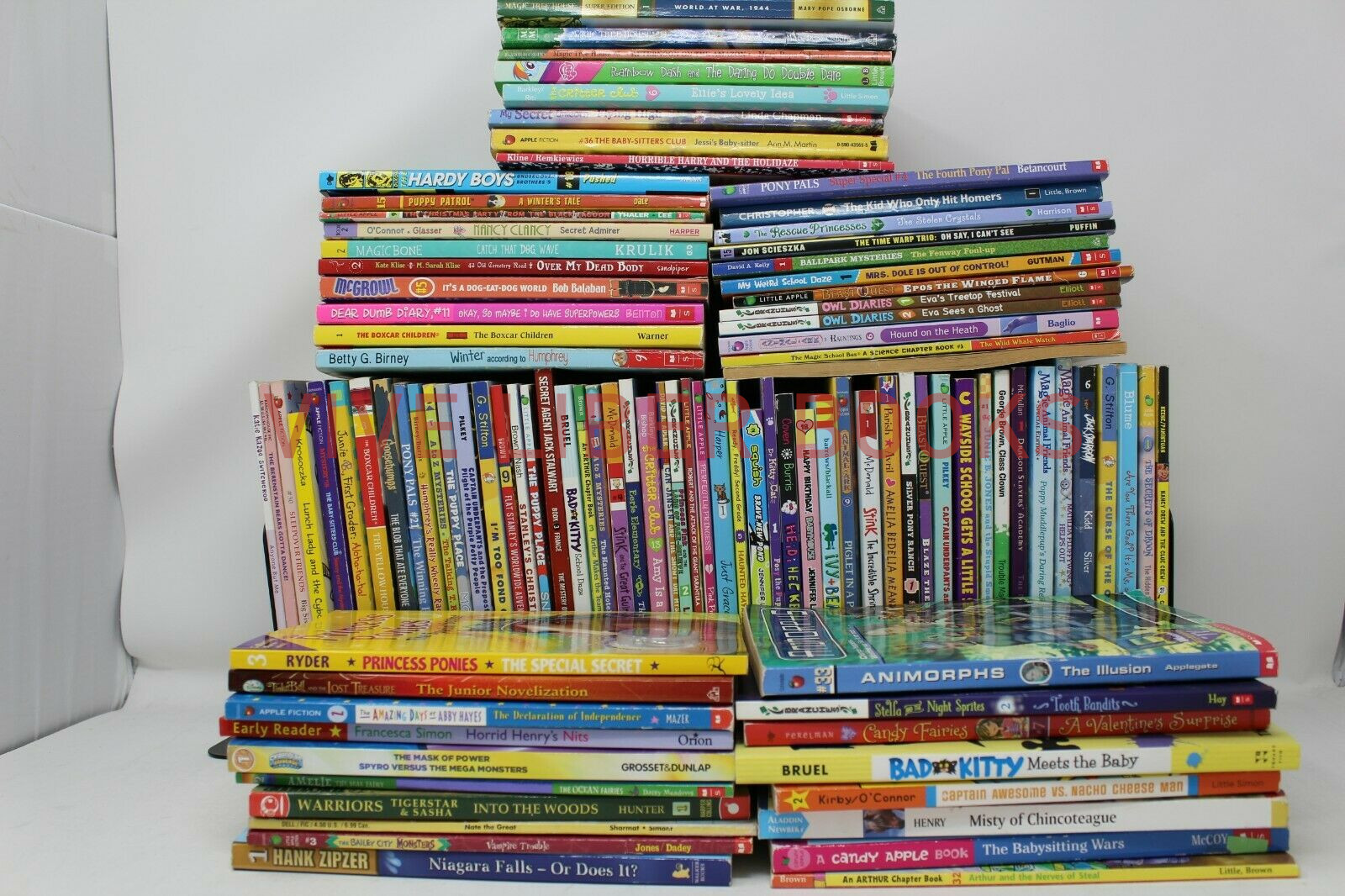 Bulk/Huge Lot of 50 of Children’s Kids Chapter Books – Random – Free Shipping!