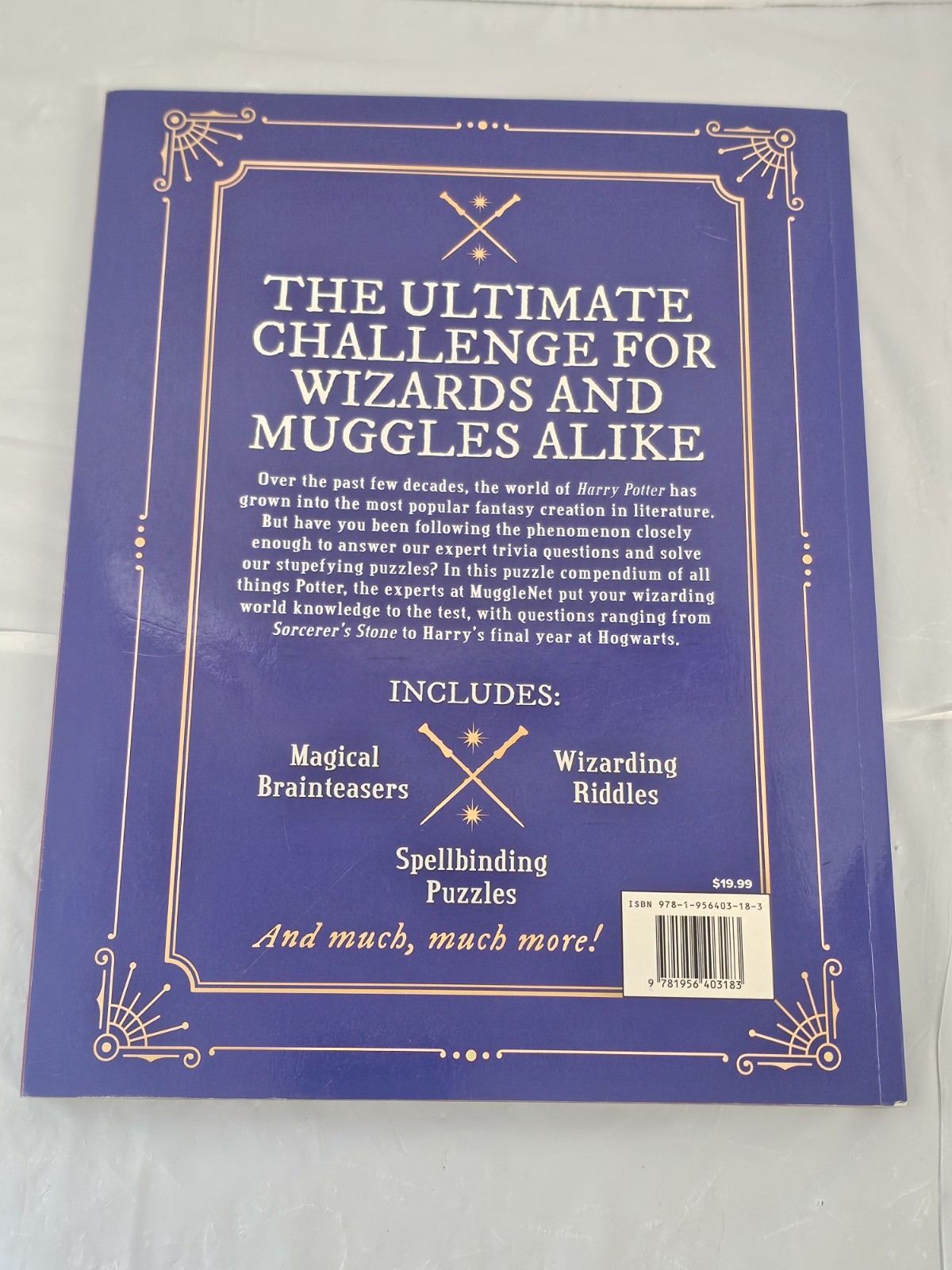 The Unofficial Harry Potter Complete Puzzle Book 8.5” X 11” Size Book Never Used