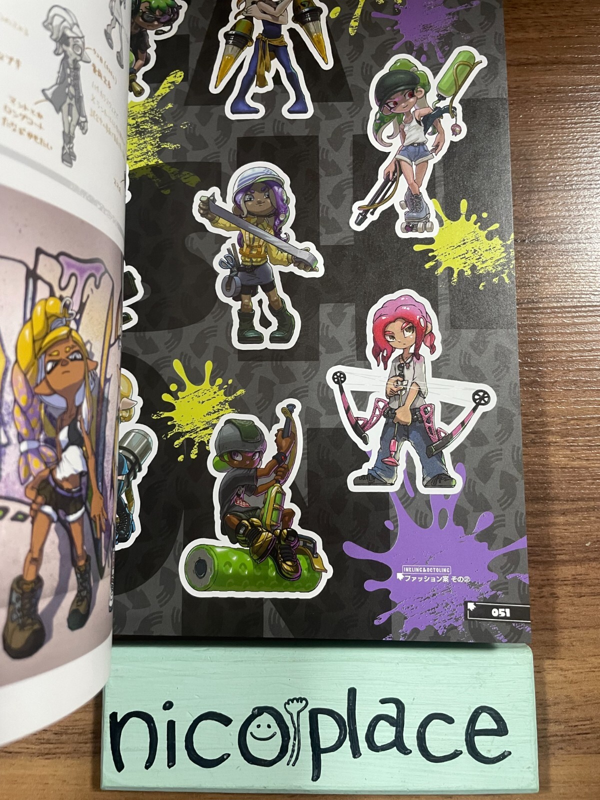Ikasu Art Book Splatoon 3 Nintendo B5 All Color 400p 2023 Japan