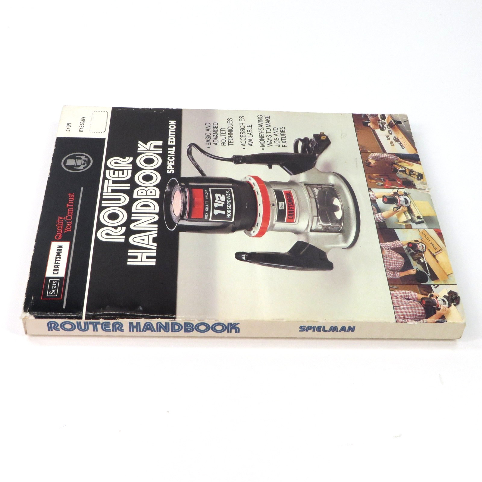 Sears Craftsman Router Handbook Special Edition Book 1984 Vintage Woodworking
