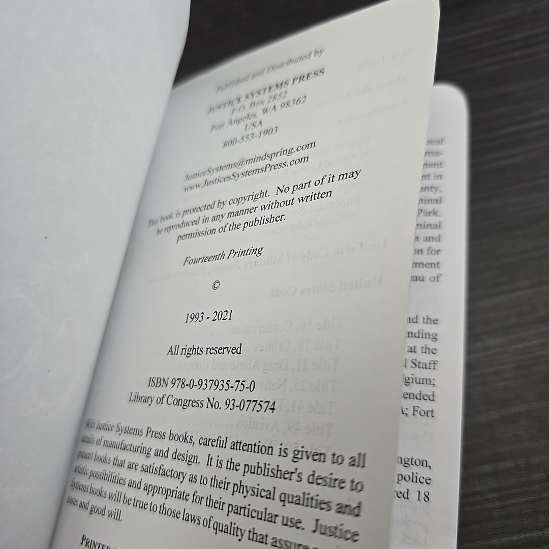 Military Police Guide to the Federal Criminal Code, 2021-2022 edition