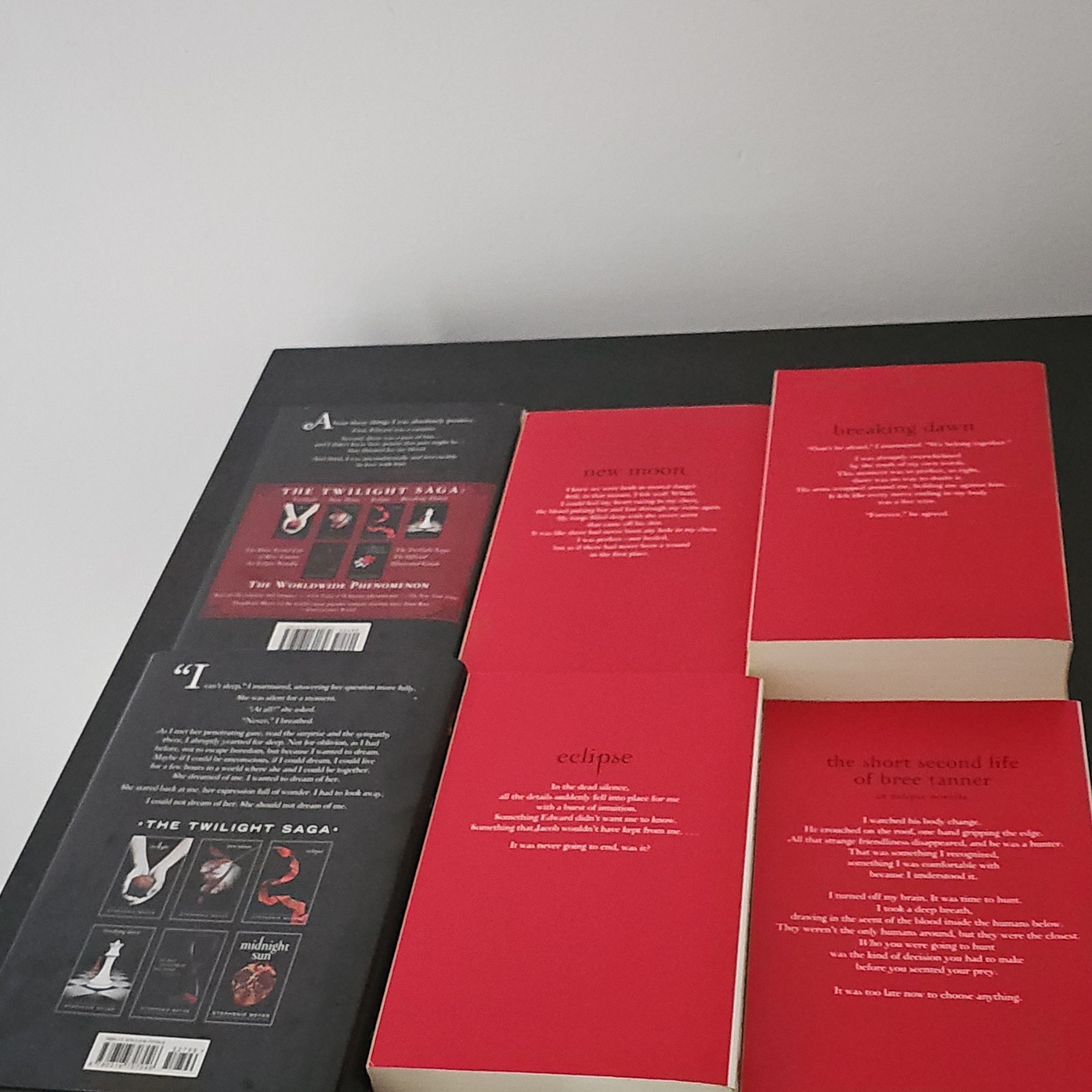 Stephenie Meyer Twilight Saga 6-Book Hardcover Lot + Midnight Sun & Bree Tanner