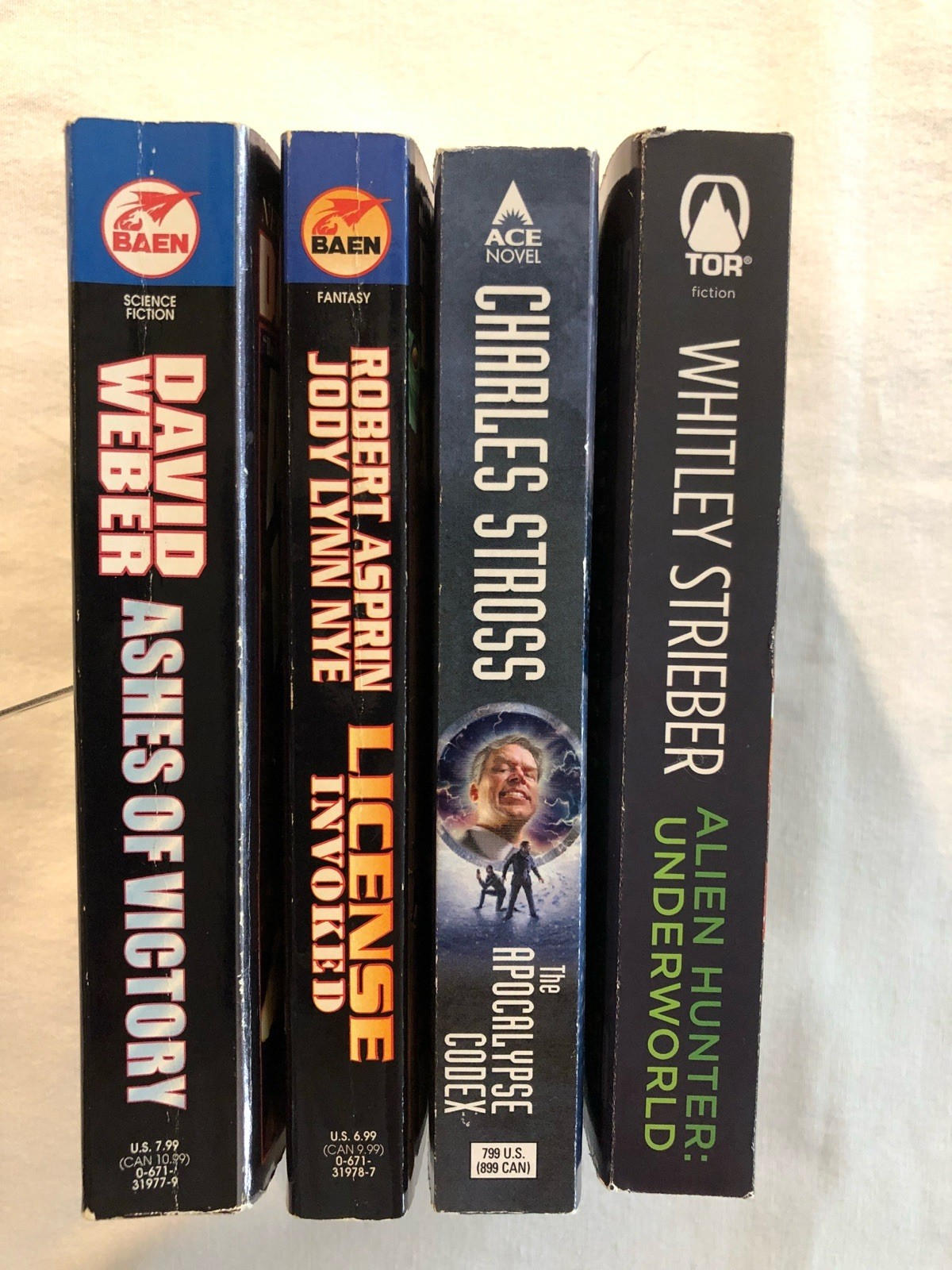 Lot of 4 2000s-2010s Sci Fi Books