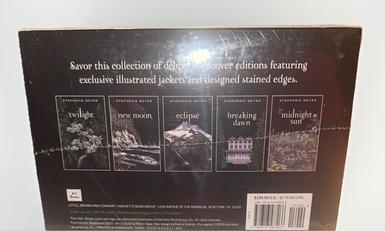 Stephanie Meyer The Twilight Saga Deluxe Collection Complete Series Boxset-New
