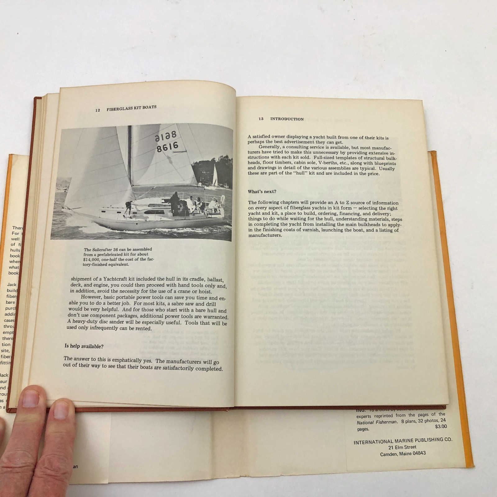 Fiberglass Kit Boats Jack Wiley HBDC 1973 First Edition 174 Pages
