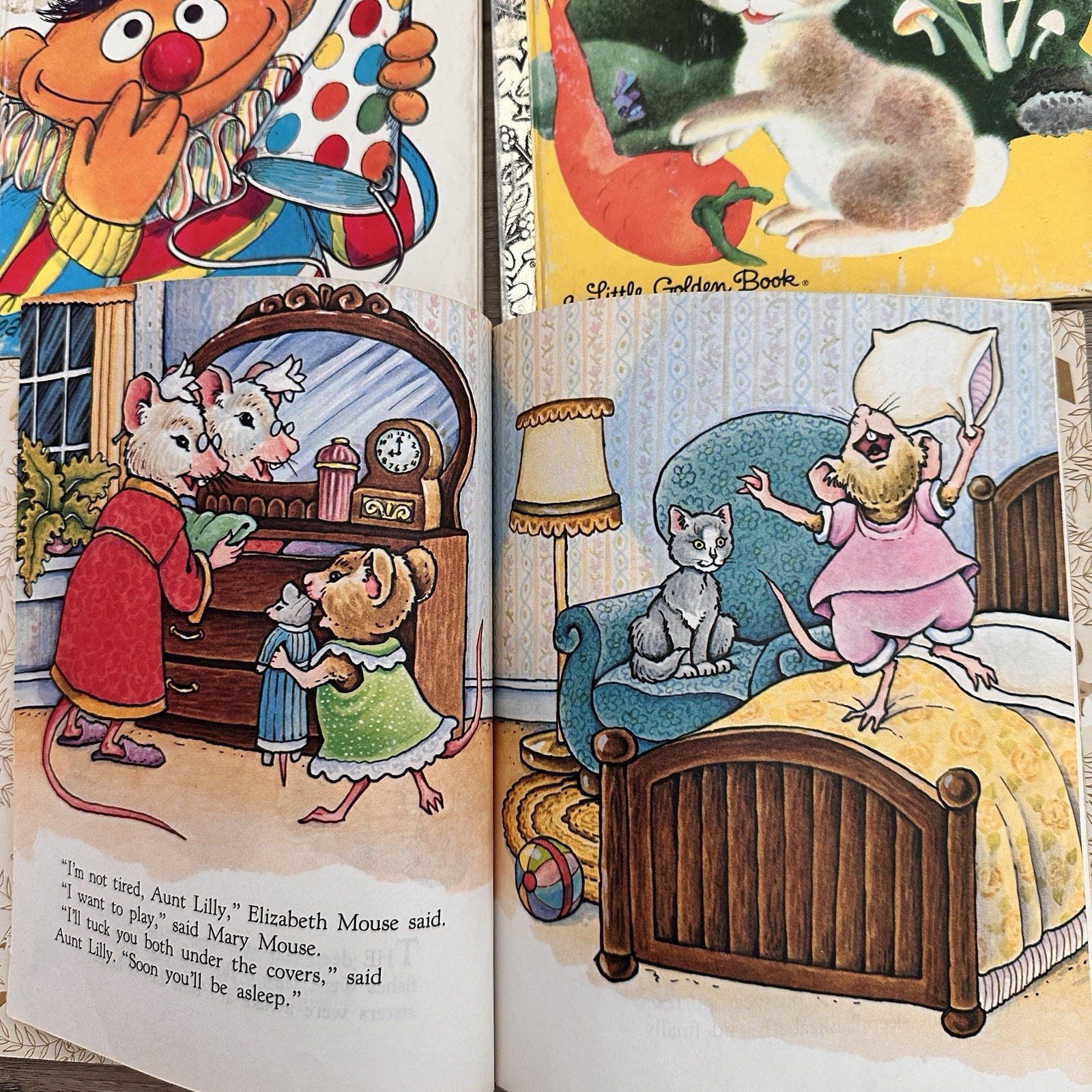 Vintage Little Golden Books Mixed Lot 12 Classics 1940s-70s Disney Sesame Street