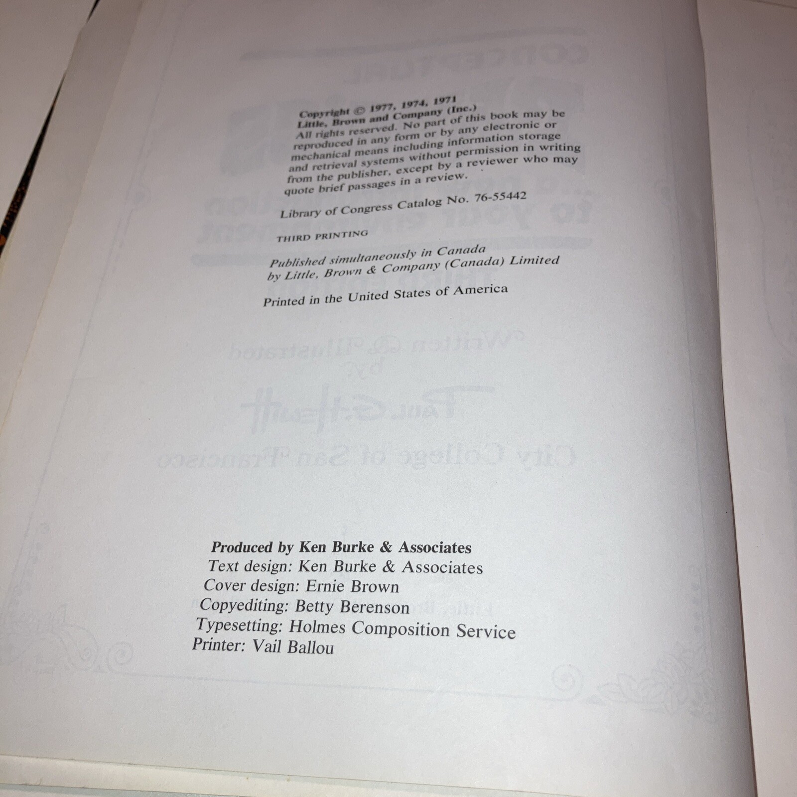 vintage 1977 Conceptual Physics Paul G. Hewitt third edition hardcover