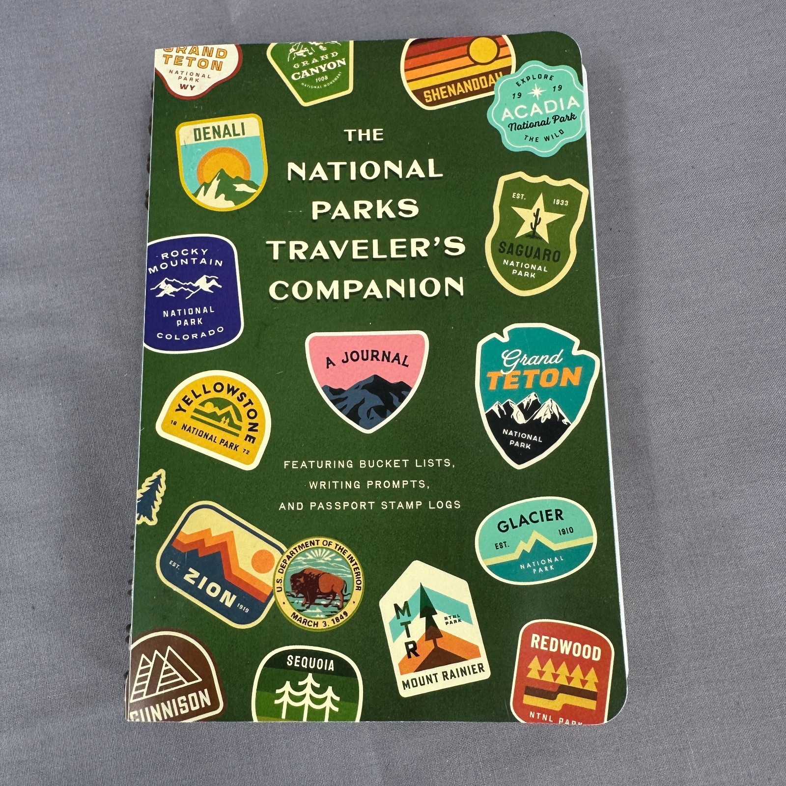 National Parks Travelers Companion Journal Passport Stamps Hiking Travel Log