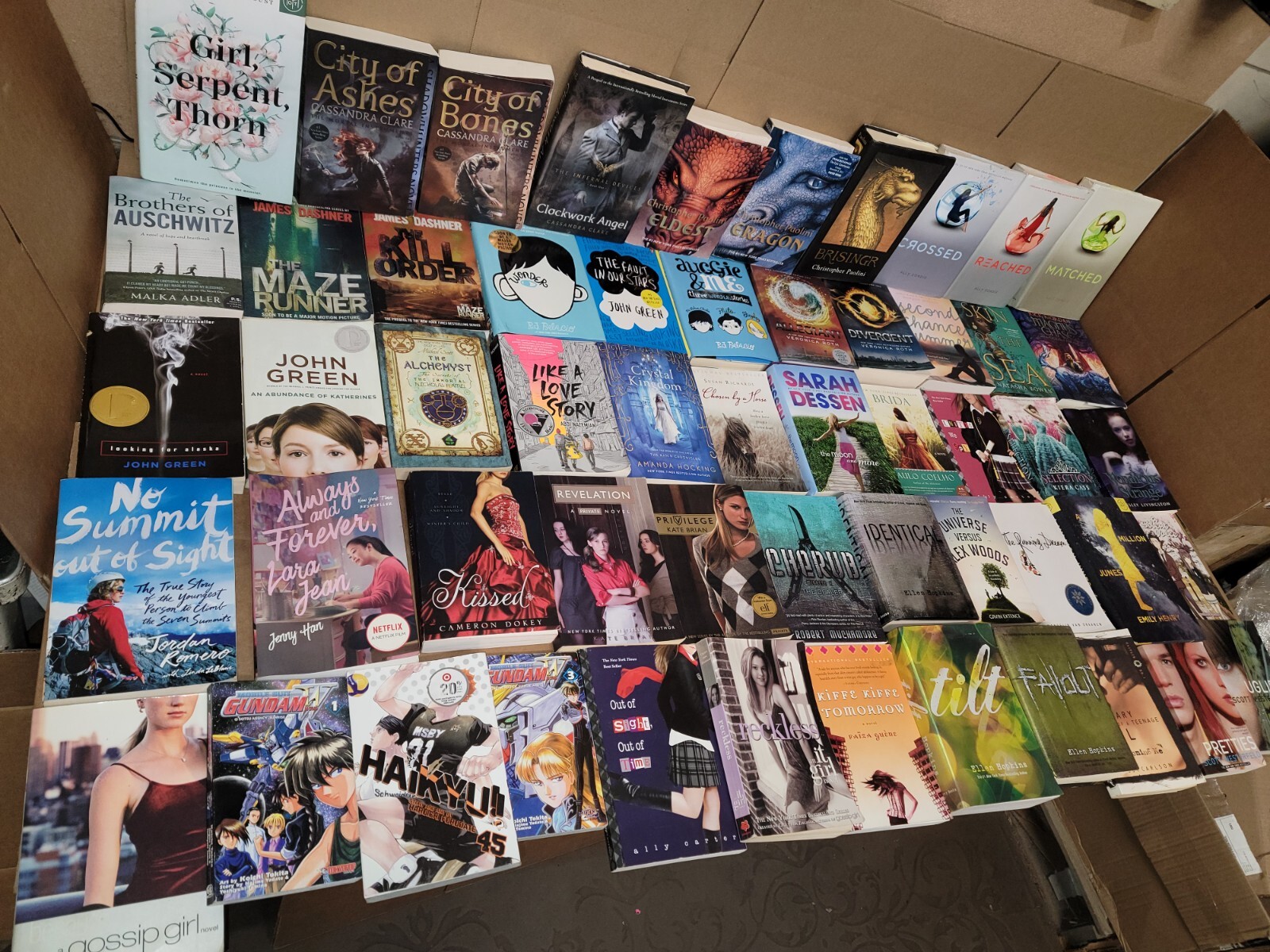 Lot of 20 Young Adults YA PRE-Teen Youth RANDOM STORY CHAPTER UNSORTED BOOKS MIX