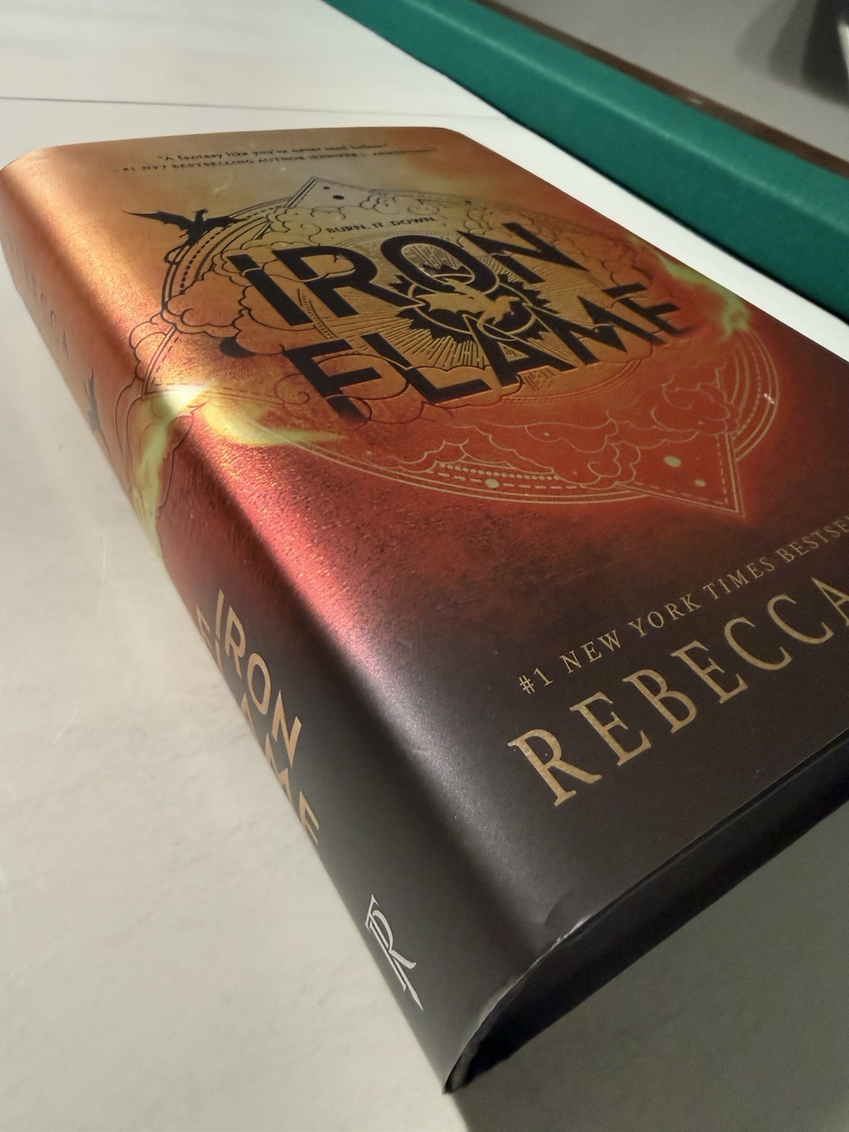 Iron Flame Rebecca Yarros HC 2023 First Edition Sprayed Edges Very Good