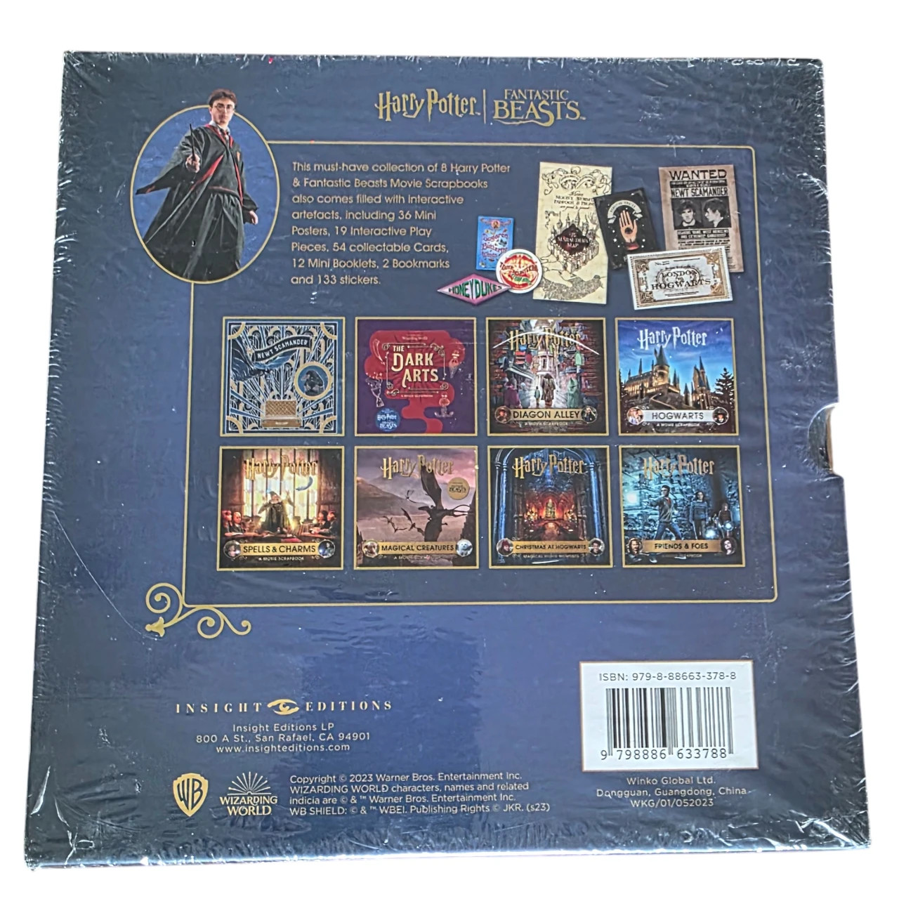 Harry Potter Fantastic Beasts Movie Scrapbook 8-Book Collection Box Set New Seal