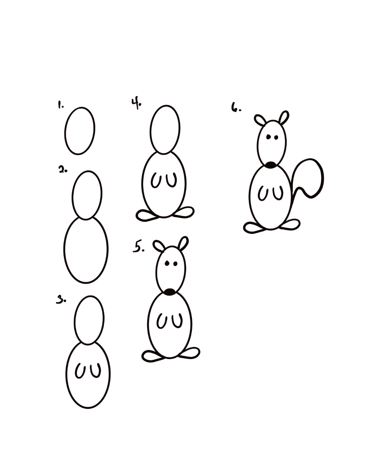 How to Draw for Kids ages 4-8 Simple Step by Step How to Draw Animals