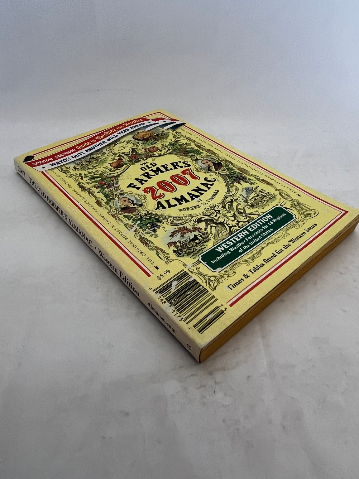 Old Farmer’s Almanac 2007 Robert B. Thomas Western Edition Weather Forecasts