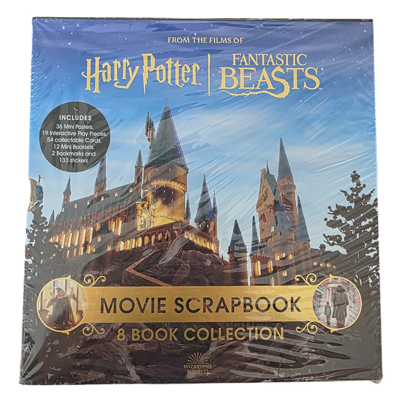Harry Potter Fantastic Beasts Movie Scrapbook 8-Book Collection Box Set New Seal