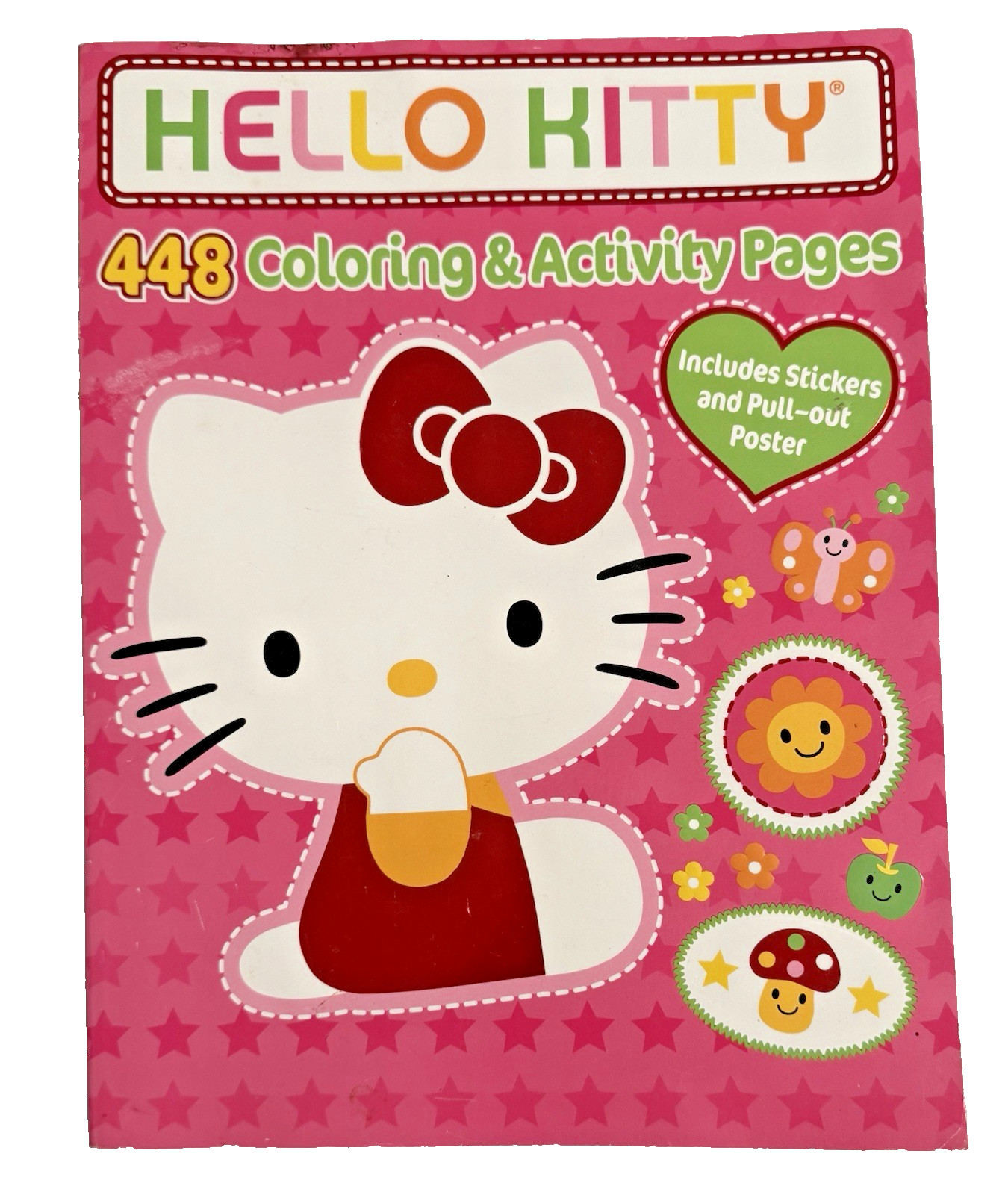 Hello Kitty: 448 Coloring Ac Pages – Paperback By Sanrio – NEW