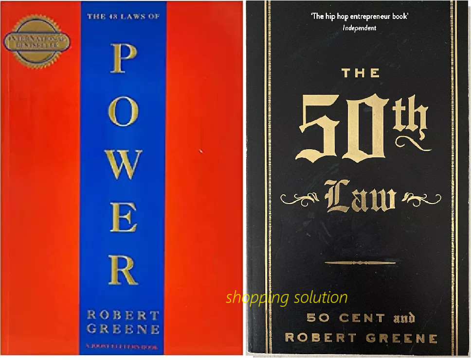 The 50th Law+ the 48 laws of power (Big) Robert Greene Paperback, free shipping