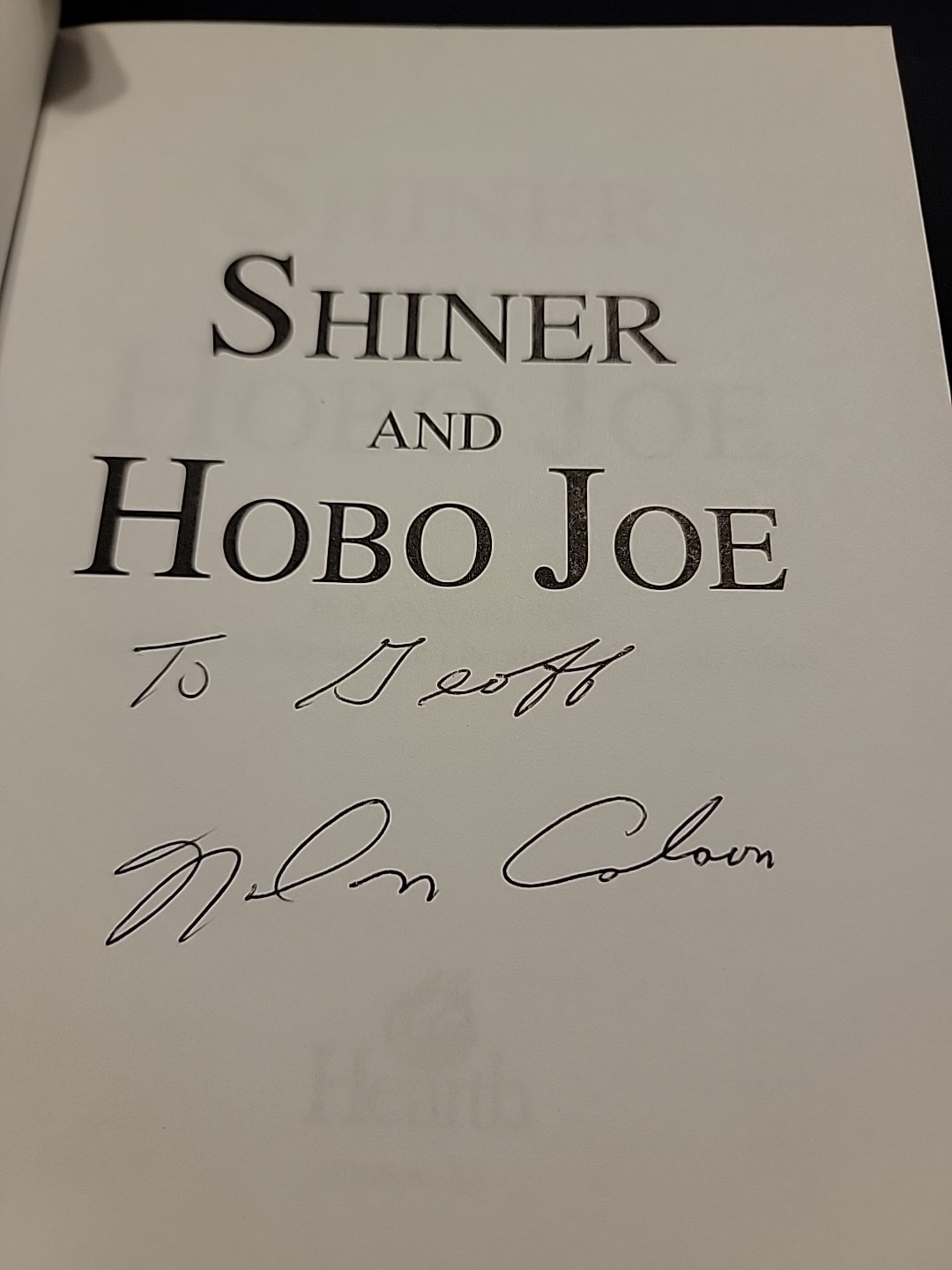Shiner Series 5 Books, All Signed By The Author Noah Carlson