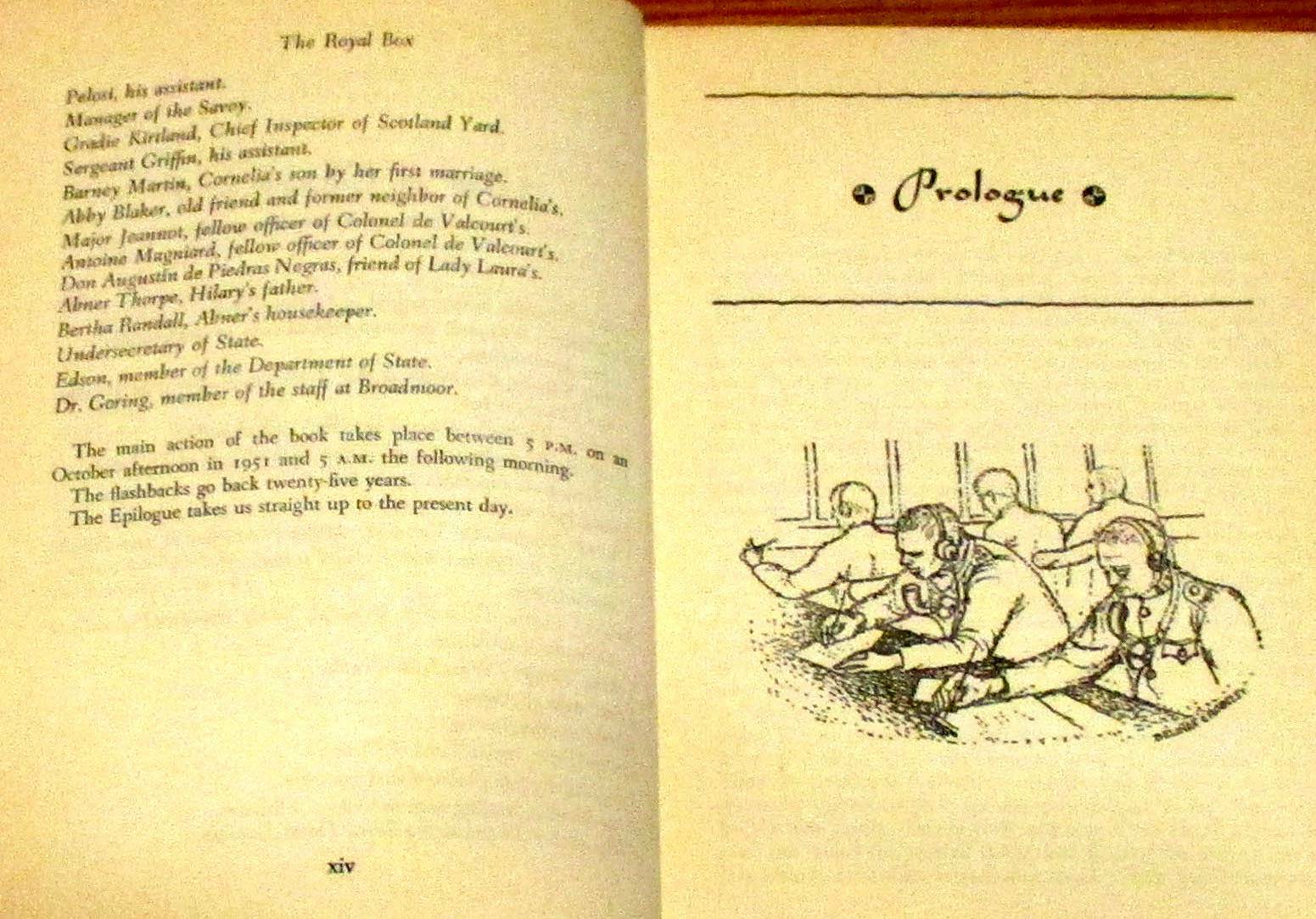 The Royal Box by Frances Parkinson Keyes 1954 H/C 367 Pages