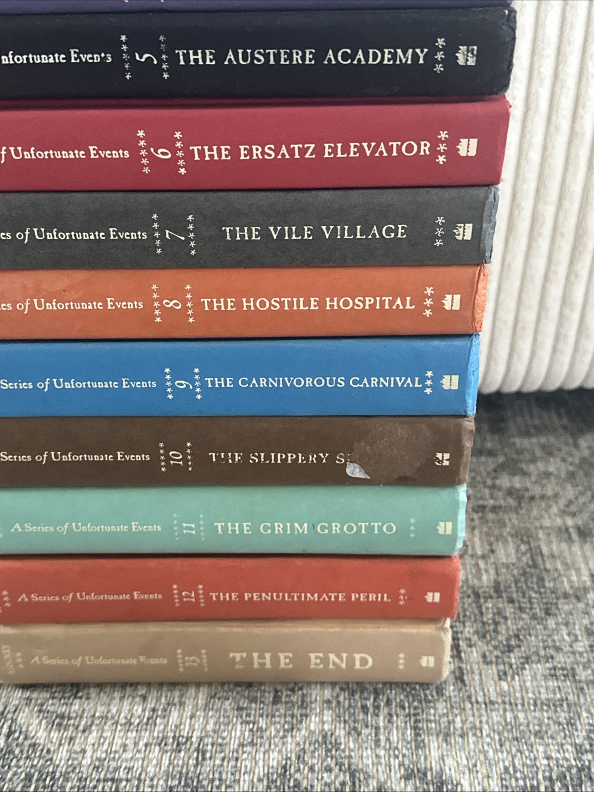 A Series of Unfortunate Events by Lemony Snicket Hardcover Set Volumes 1-13