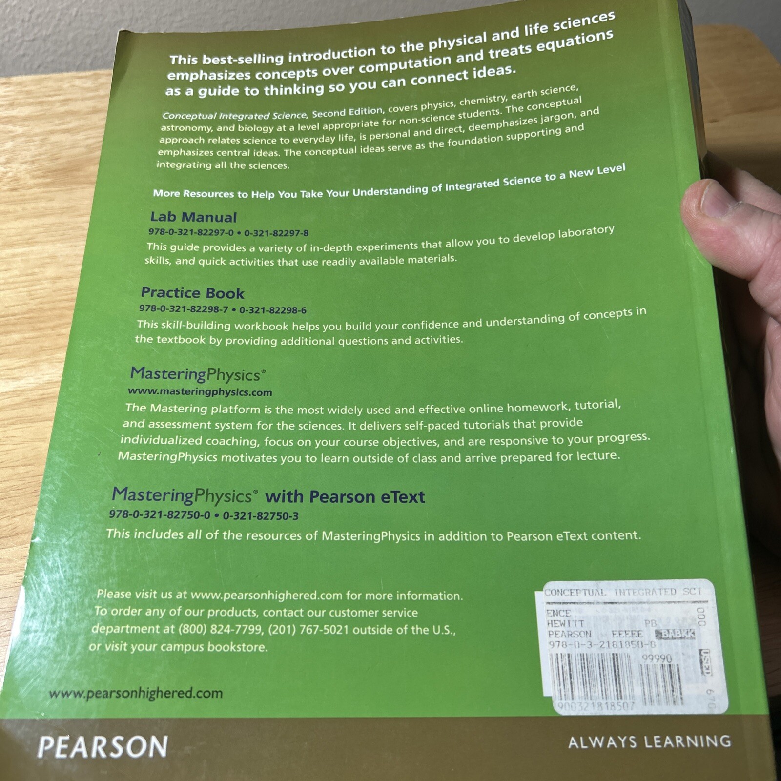 Conceptual Integrated Science Paperback – 2007 by Paul G. Hewitt Used NGC