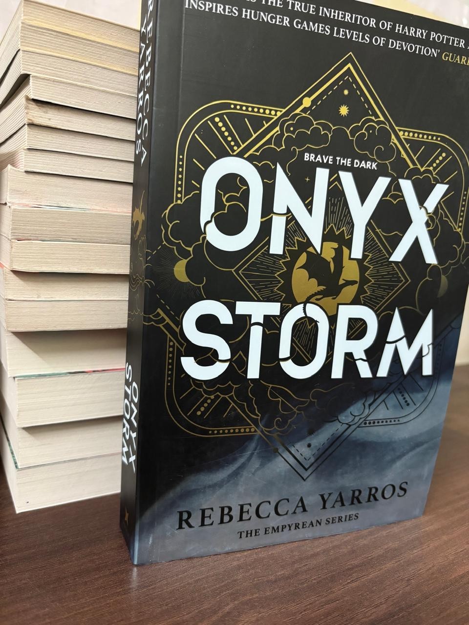 Onyx Storm Paperback By (Rebecca Yarros) free shipping New book USA STOCK