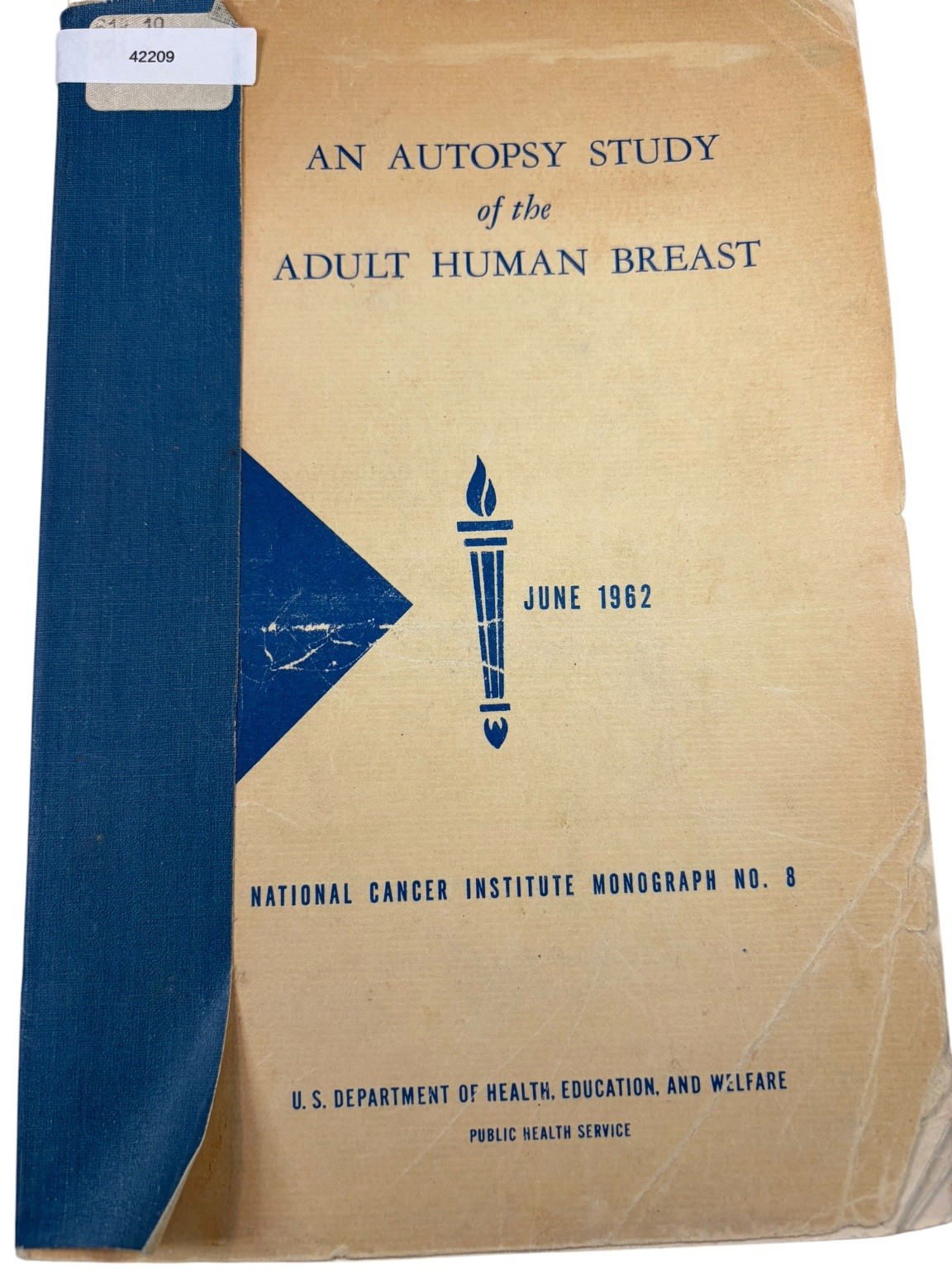 Autopsy Study Adult Human Breast Sandison 1962 NCI Monograph Pathology