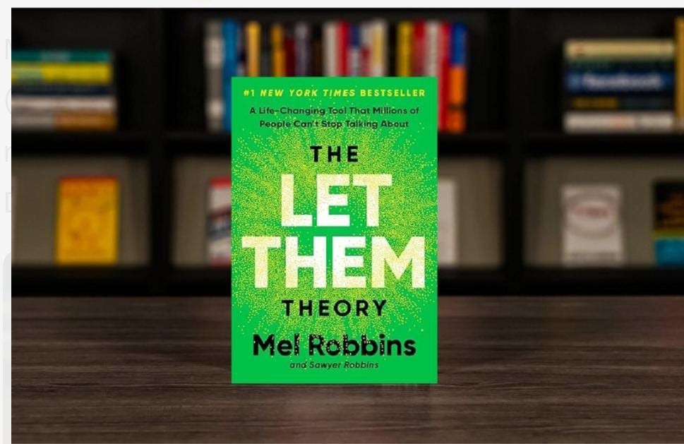 The Let Them Theory by Mel Robbins – Self Improvement Paperback Book