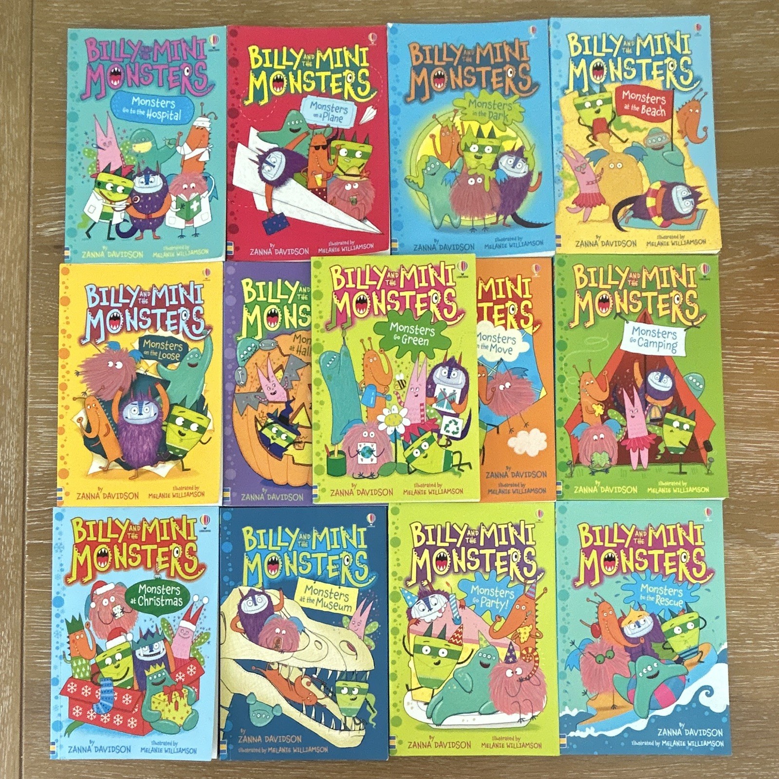 Usborne Billy and the Mini Monsters Paperback Book Lot of 13 Ages 4-8
