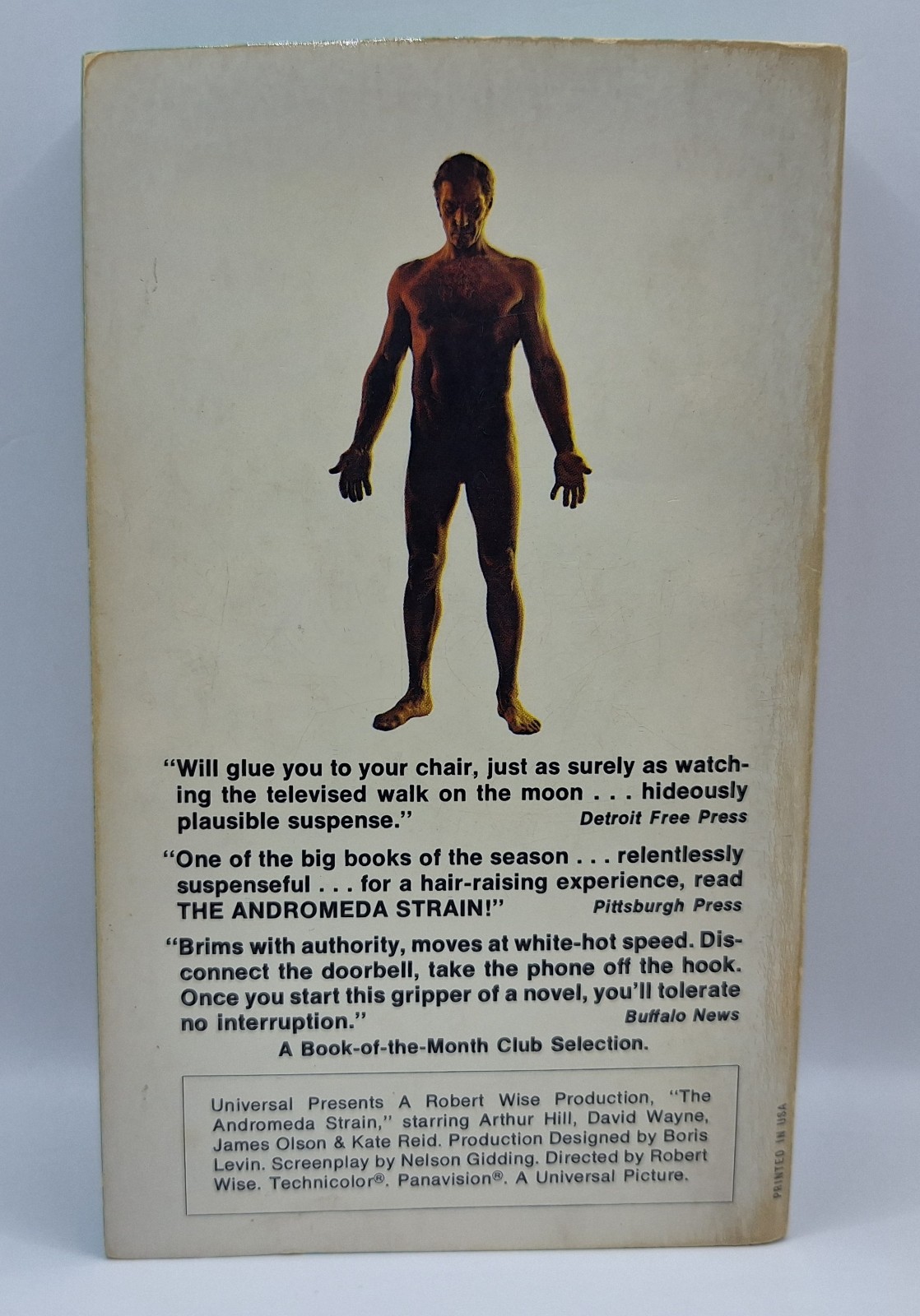 The Andromeda Strain by Michael Crichton (1971, Paperback) Unread Copy NEW/NOS