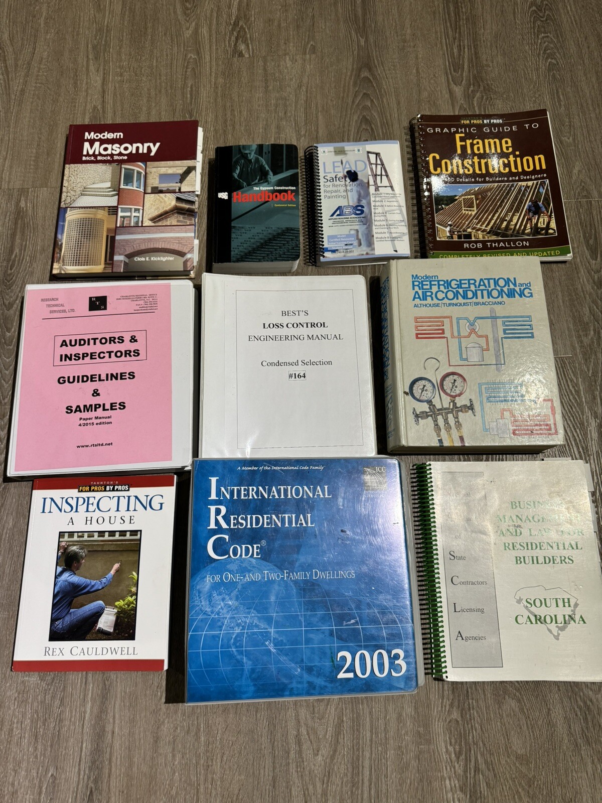 Miscellaneous Contractor Books