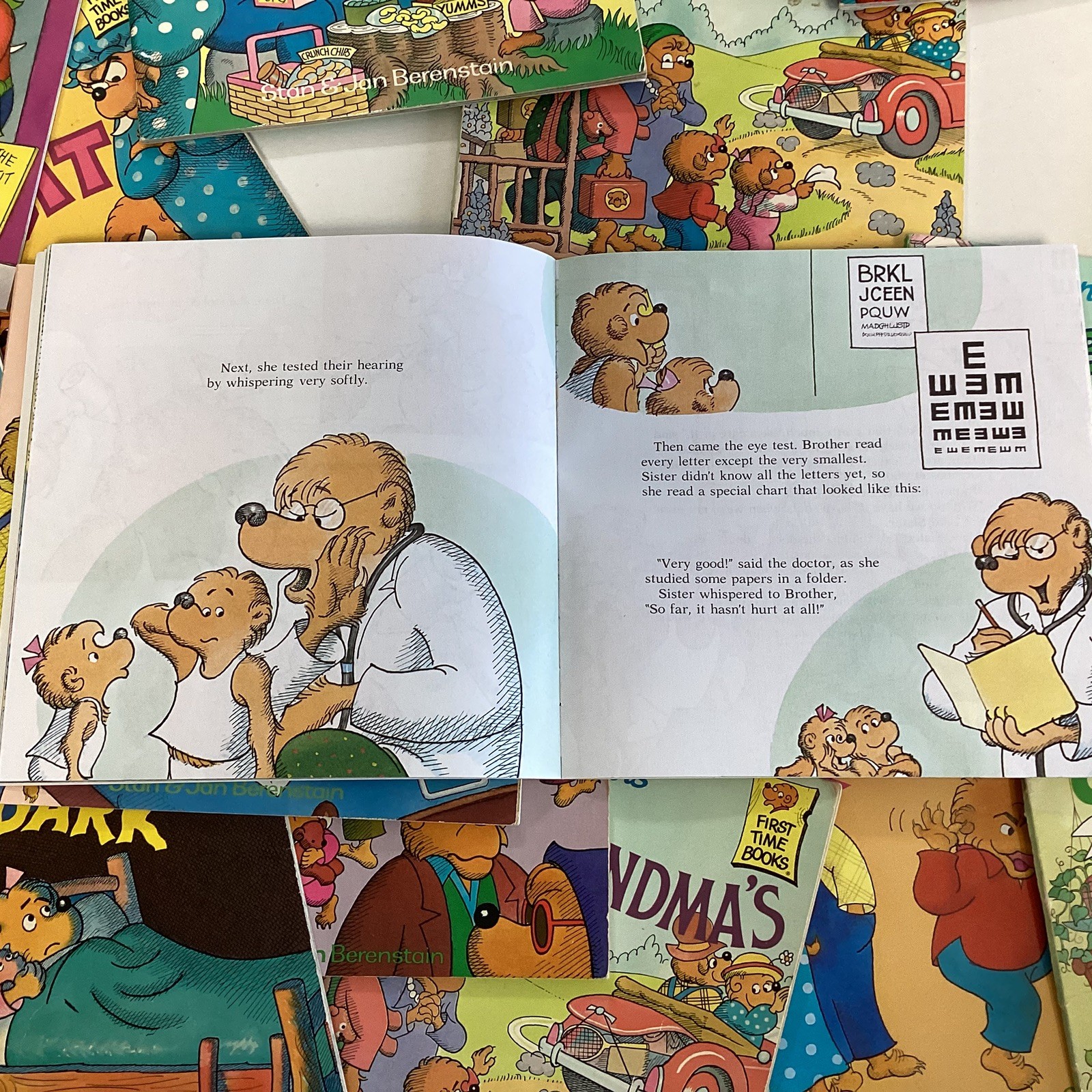 Berenstain Bears Story Children Kids Random Titles Vintage 10 Picture Book Lot