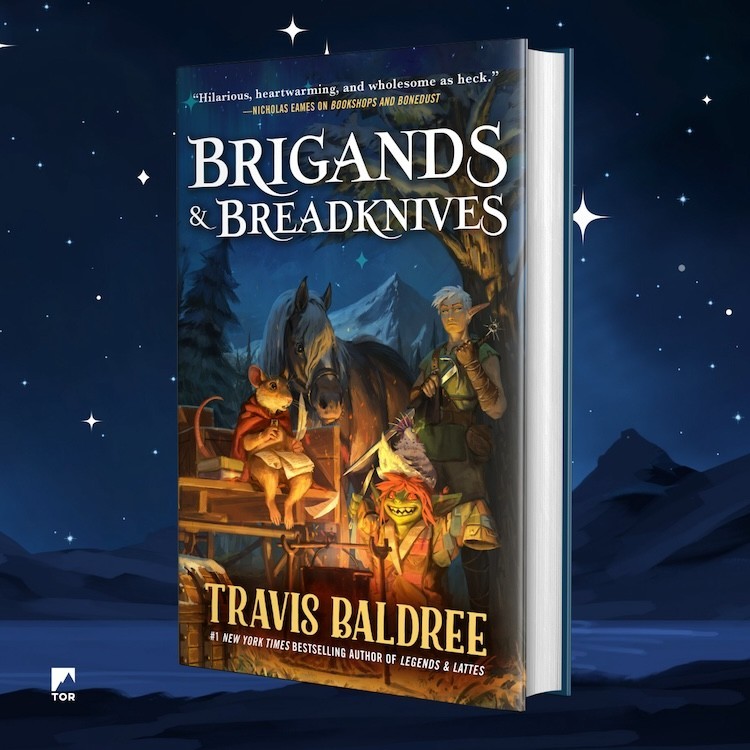 Brigands & Breadknives (Legends & Lattes) by Travis Baldree (Hardcover), NEW