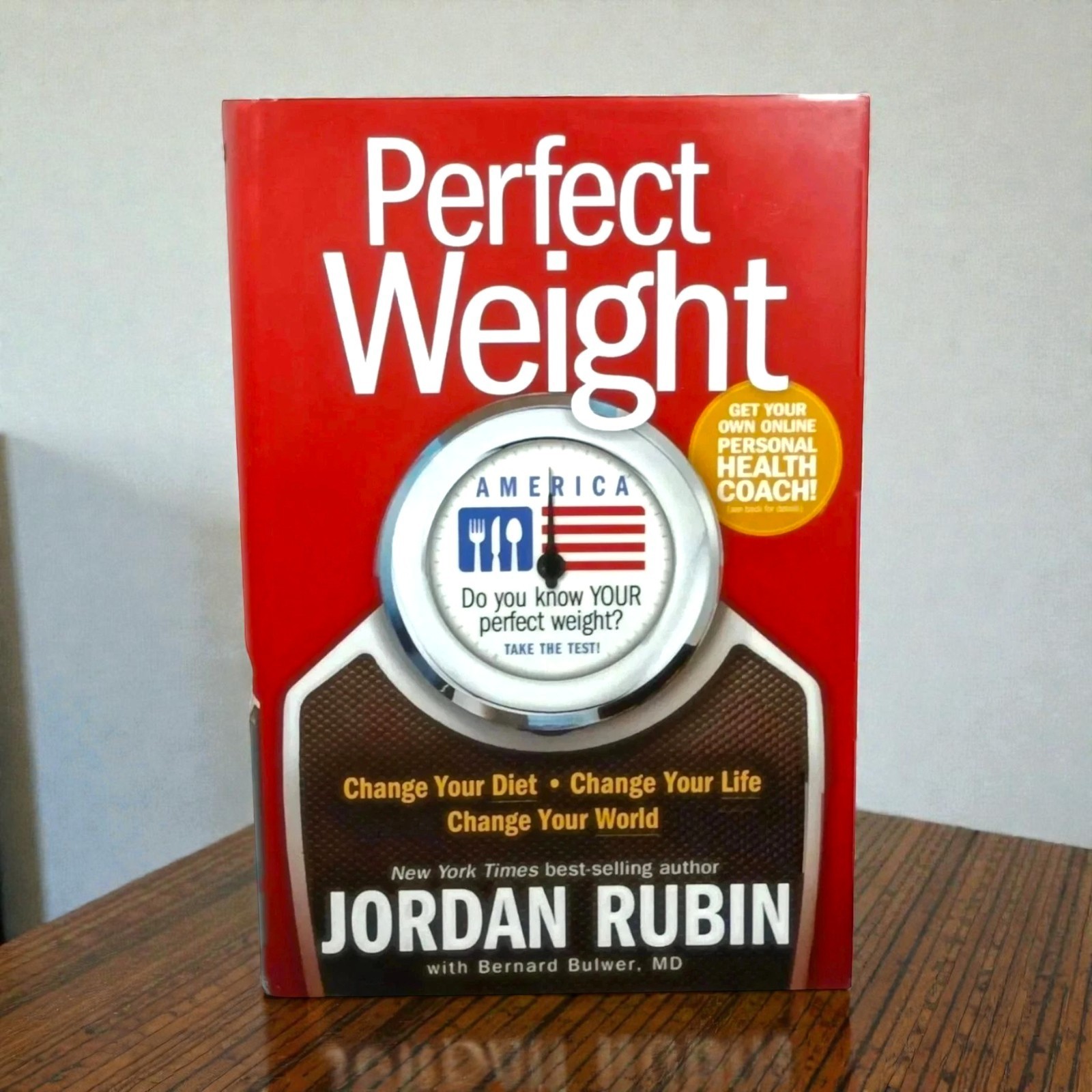 Perfect Weight Jordan Rubin Hardcover Book w Dust Jacket Health Diet Guide