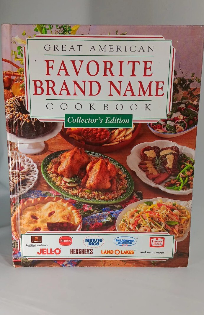 Vtg. Cookbook – 608 Pages Of Recipes Using Brand Name Products