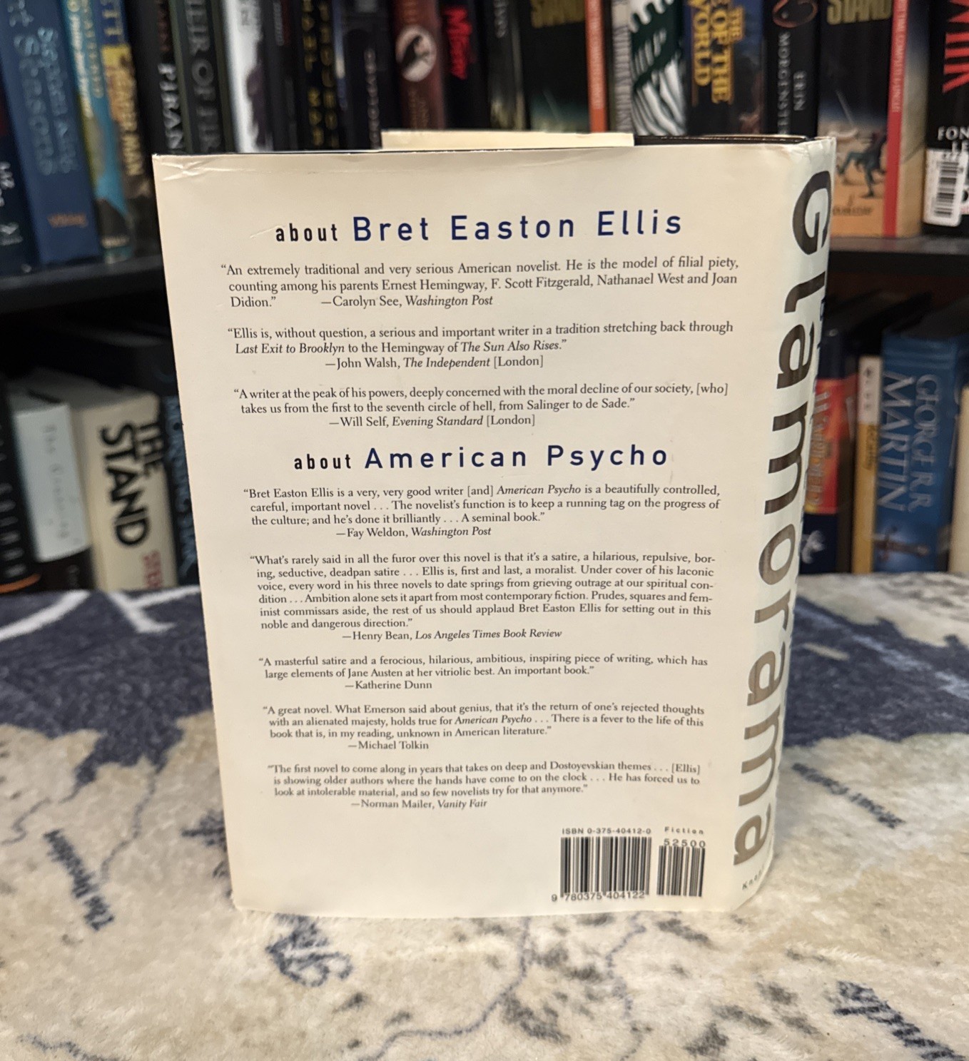 Glamorama – Bret Easton Ellis (1999, Hardcover) First Edition/Print, 1st/1st, VG