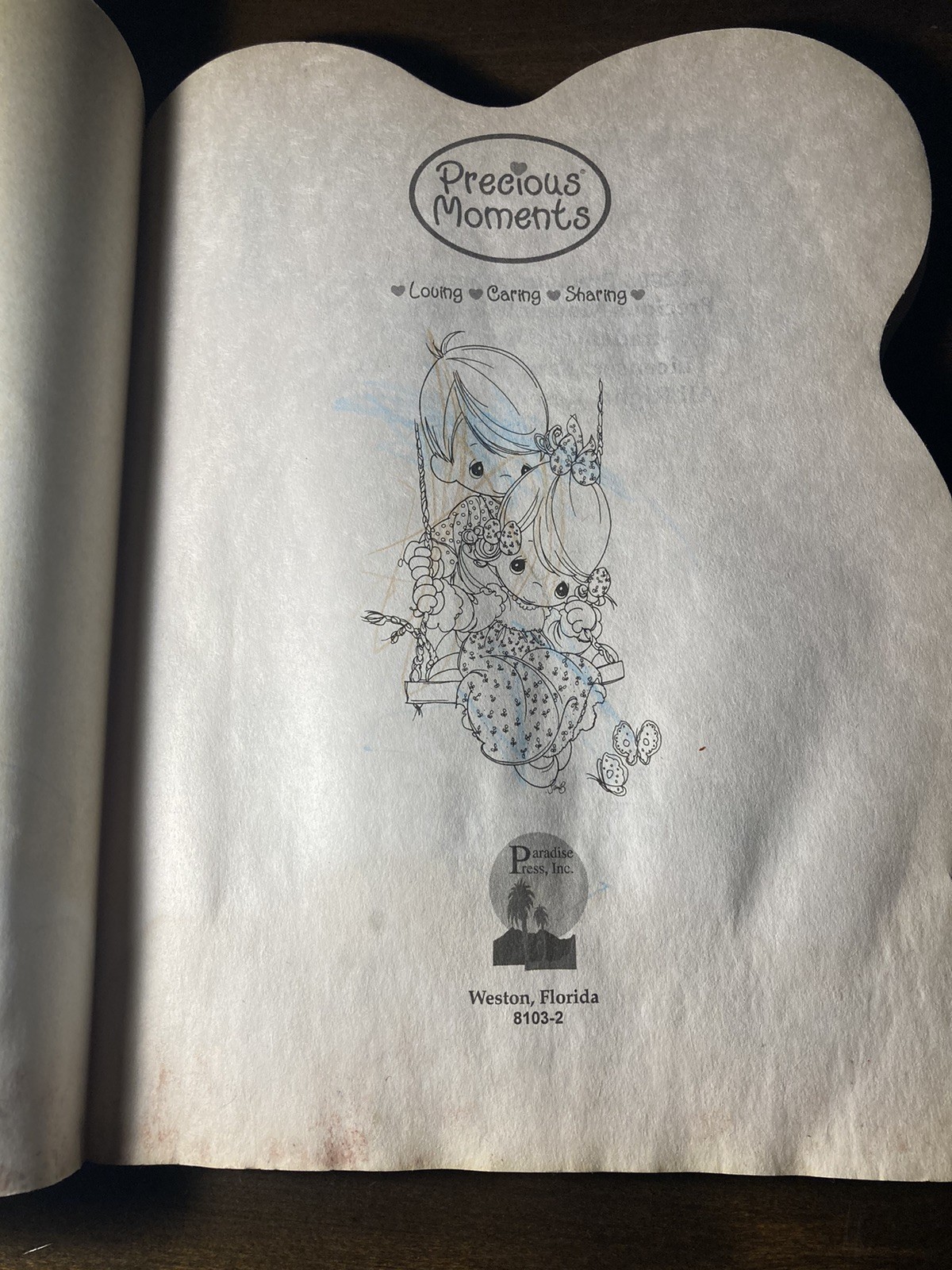 Vintage 2000’s Precious Moments Activity and Coloring Book New Old Stock Unused