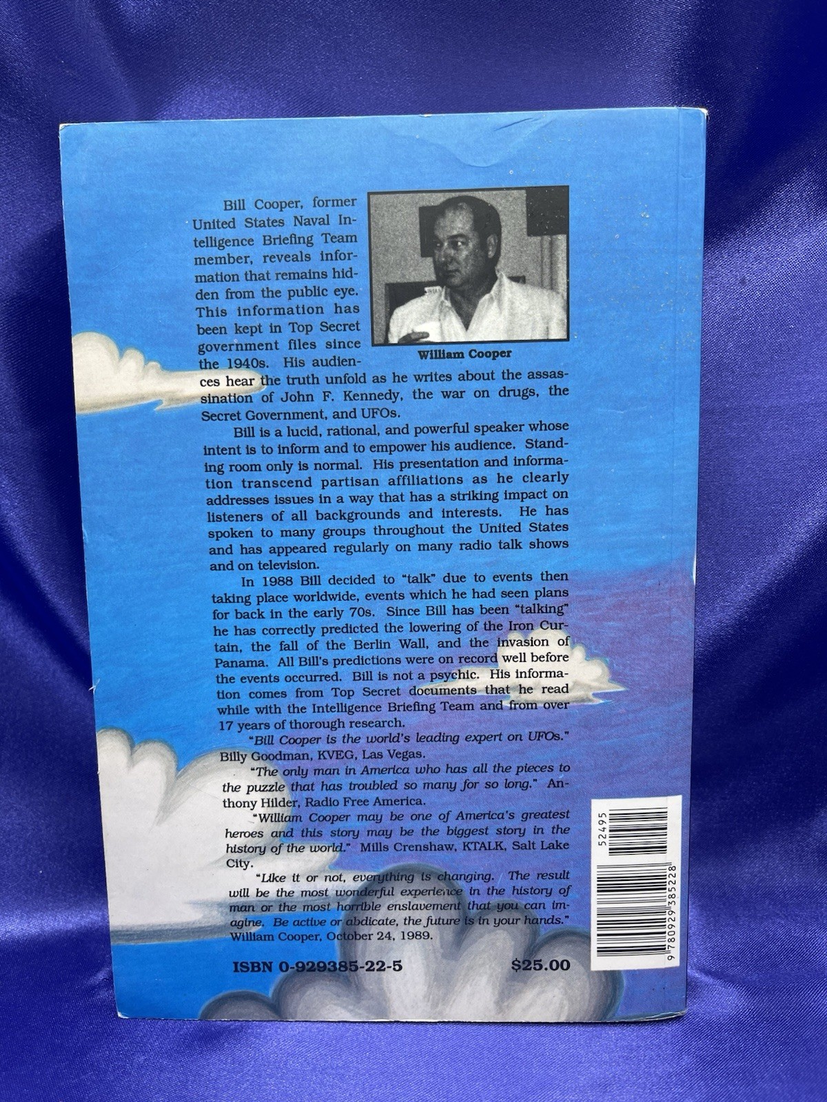Behold a Pale Horse – 1991 William Cooper 500 Pg Unrevised Protocol of Z