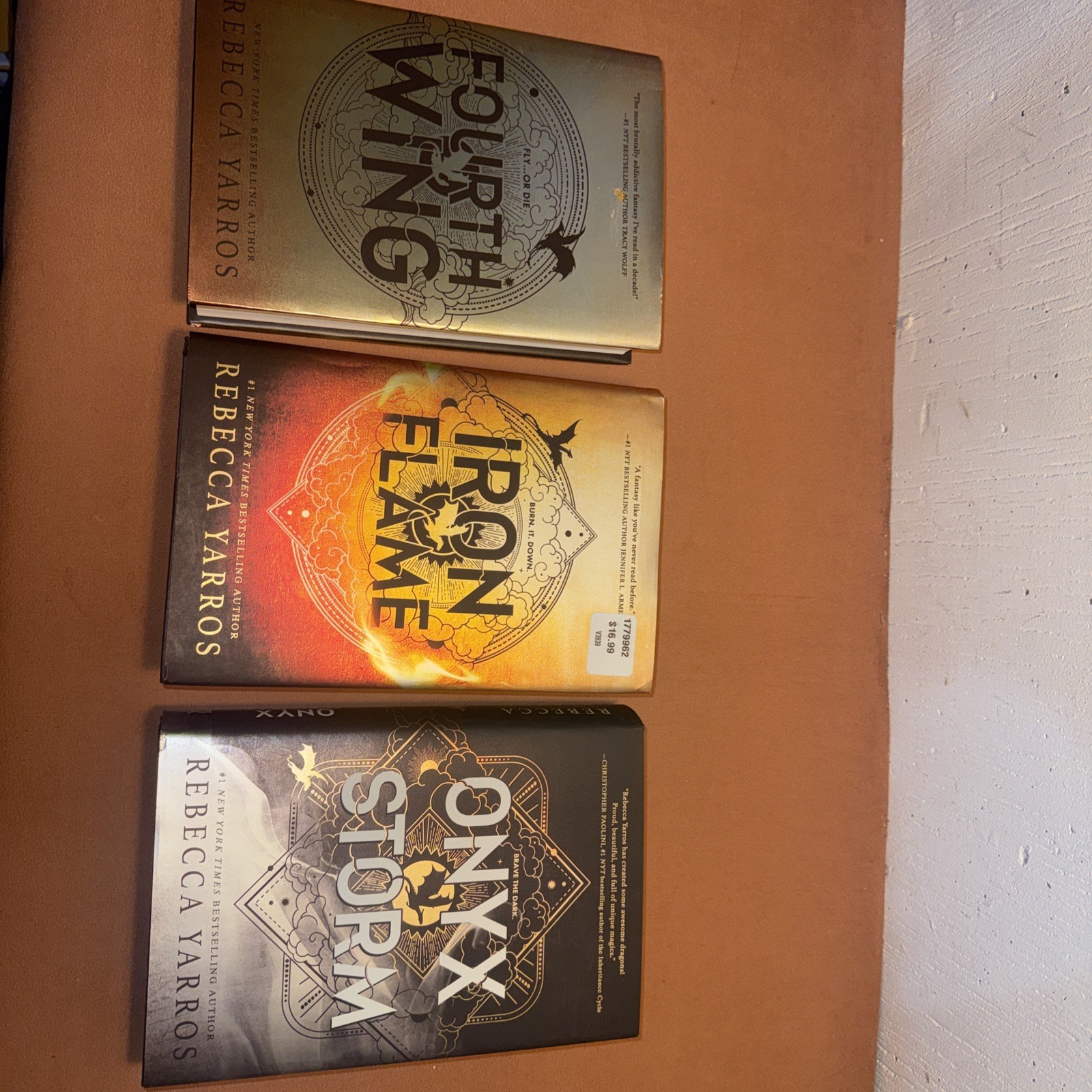 Rebecca Yarros THE EMPYREAN SERIES Complete 1-3 All 1st Ed.-ALL Hardcovers w/ DJ