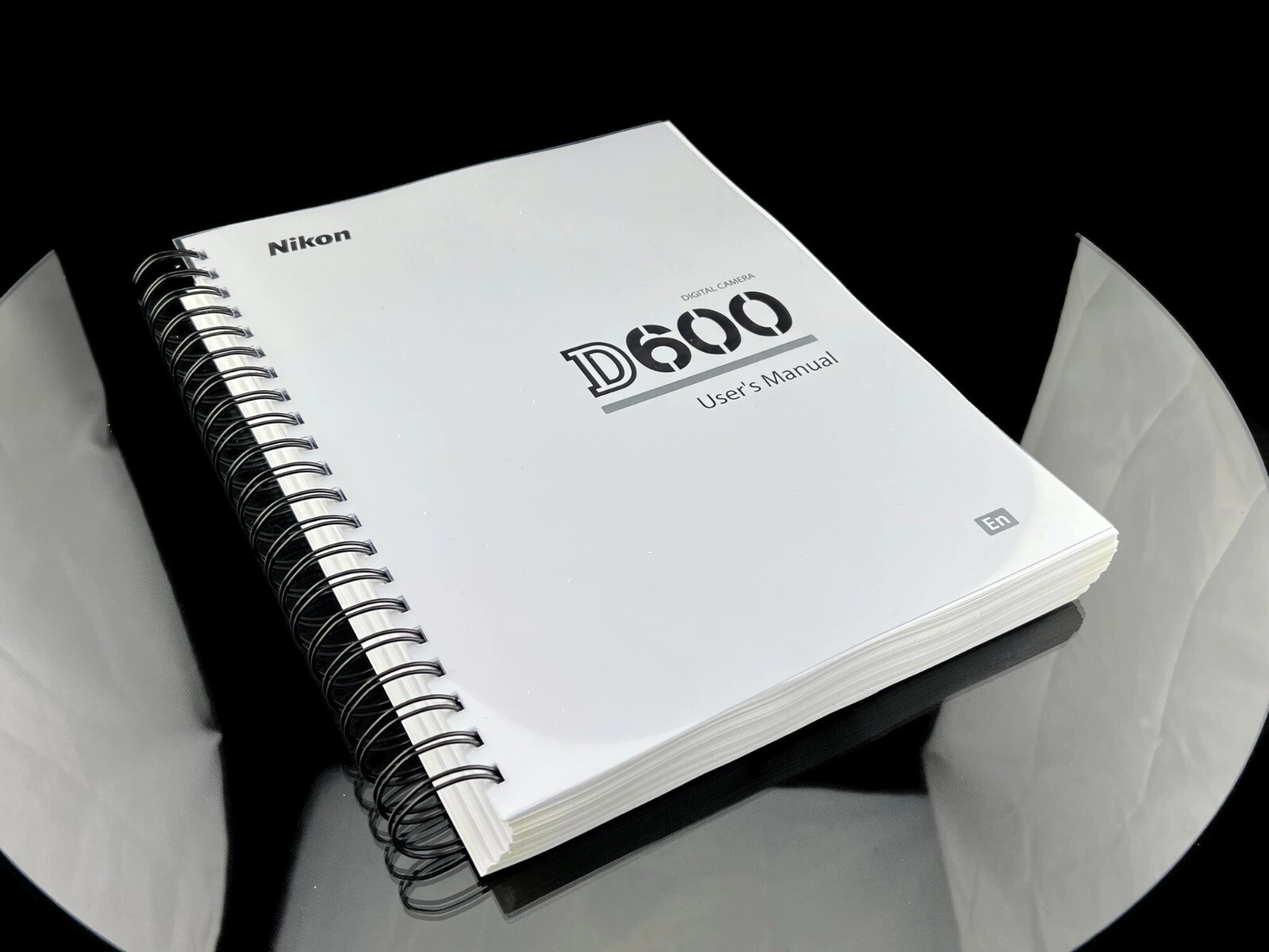 Nikon D600 Instruction Owners Manual User Guide 368 Pages – Coil Bound