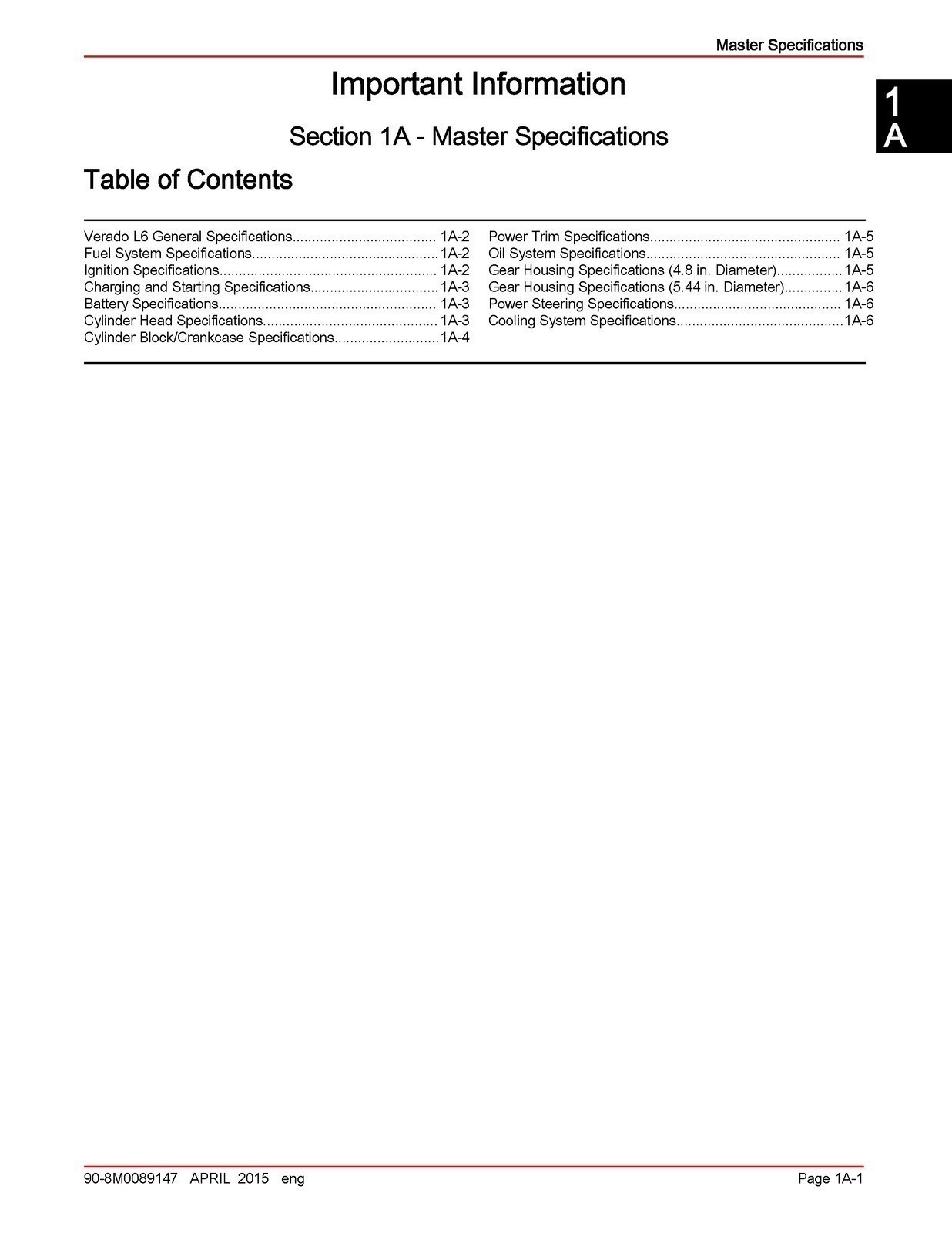 MERCURY Verado L6 Engine 200 300 350 400R Service Manual SECURED – FOLDOUTS