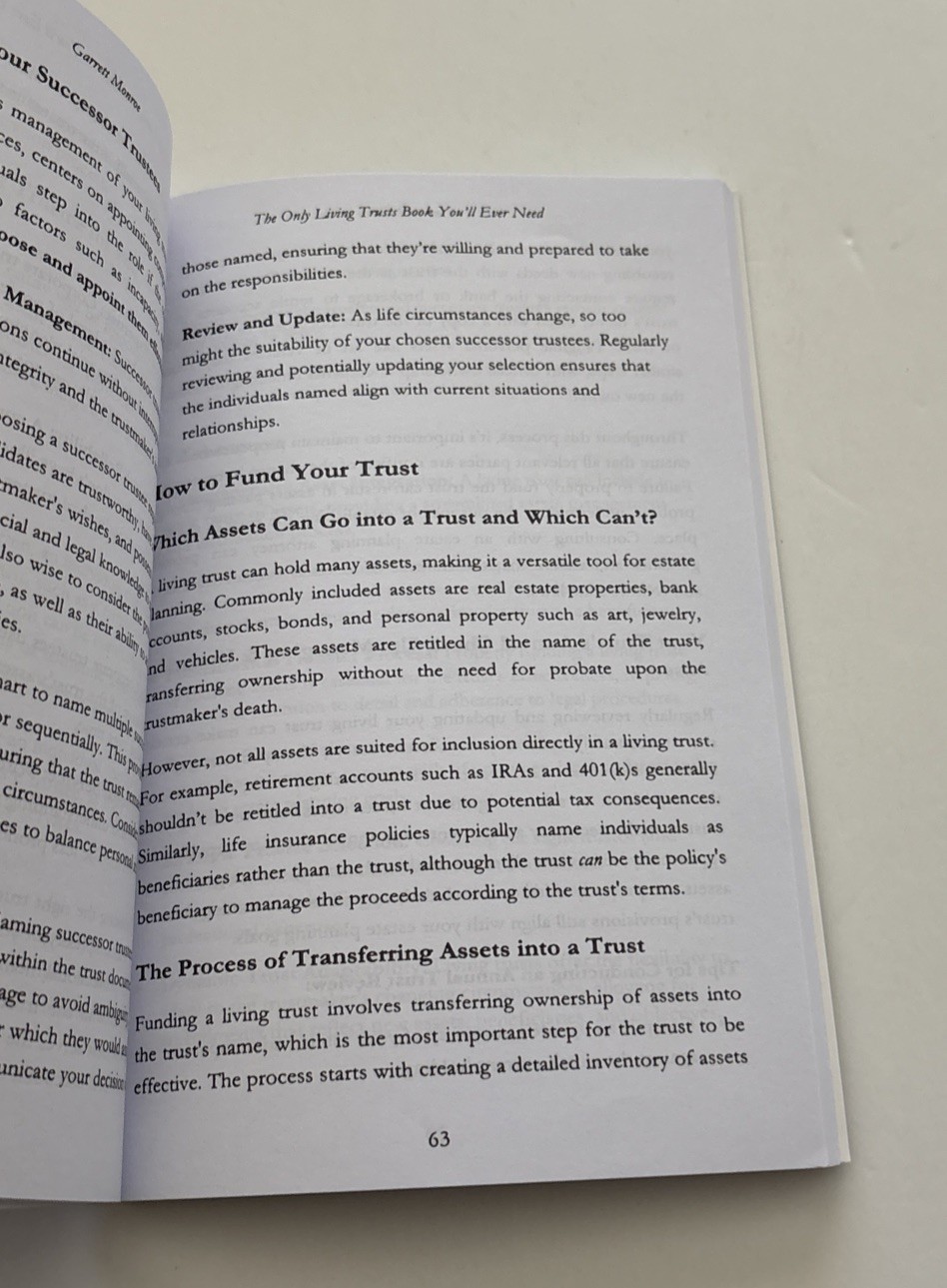 The Only Living Trusts Book You’ll Ever Need by Garrett Monroe