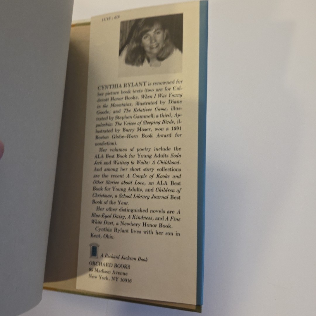 Missing May by Cynthia Rylant Signed! 1992 Hardcover HC/SC