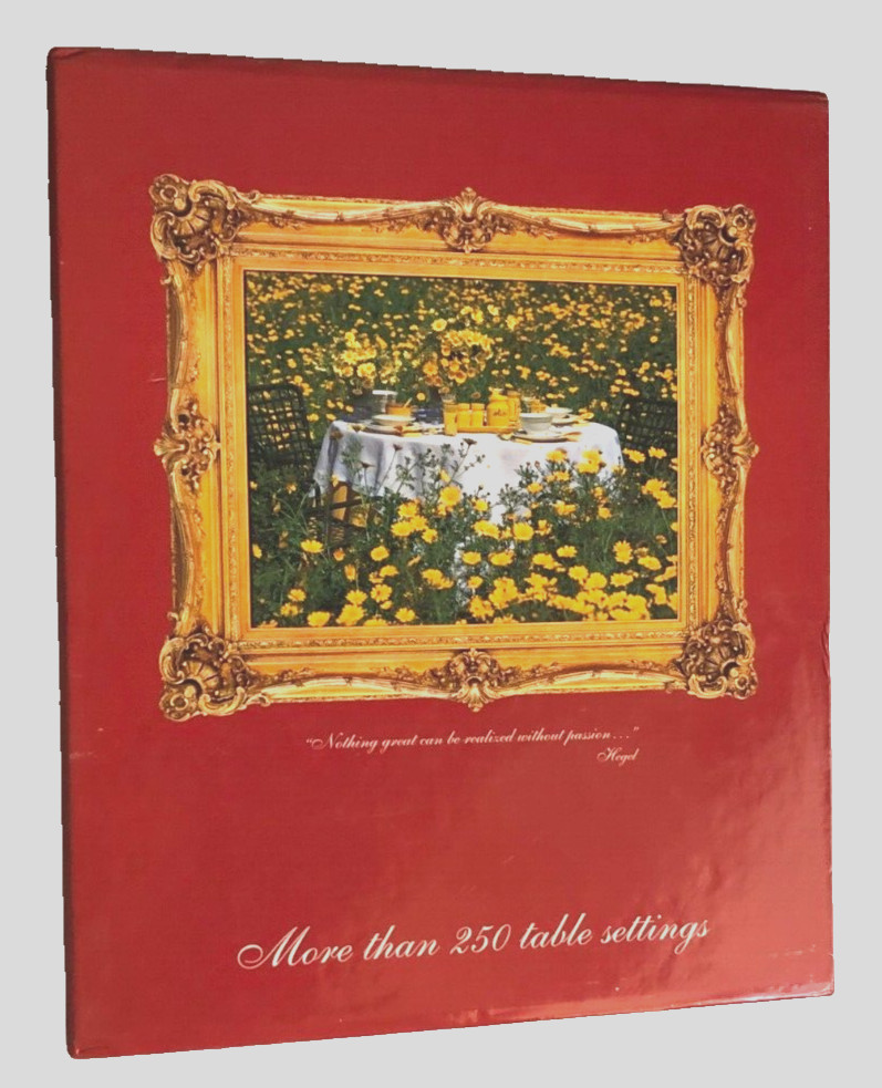 Nada Riad Salame Once Upon Table Vintage 90s 250+ Settings Slipcase Hardcover
