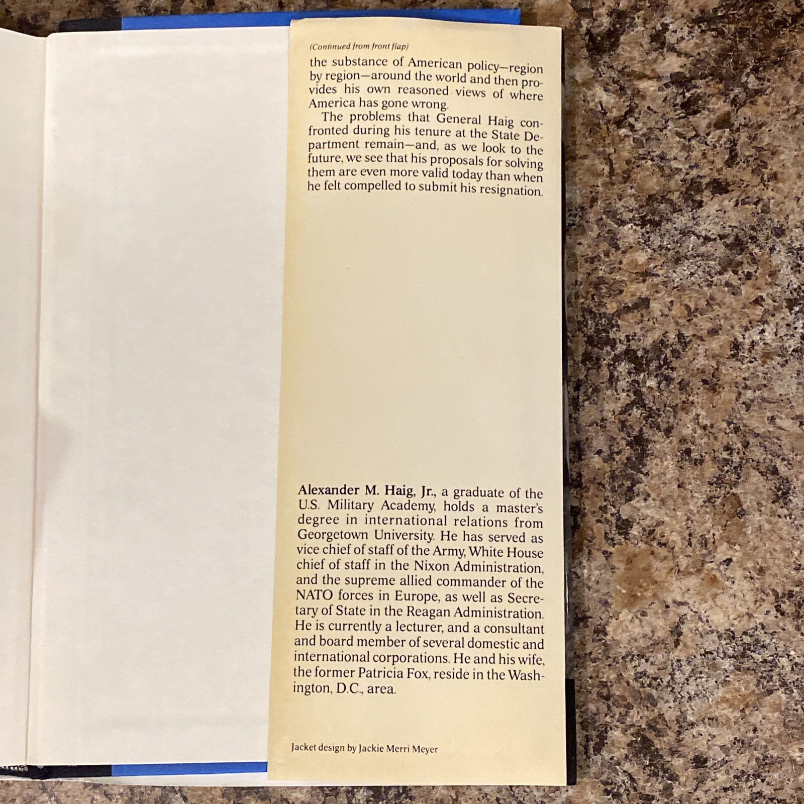 Caveat – Signed by Alexander M. Haig, Jr. 1st/3rd Near Fine Hardcover