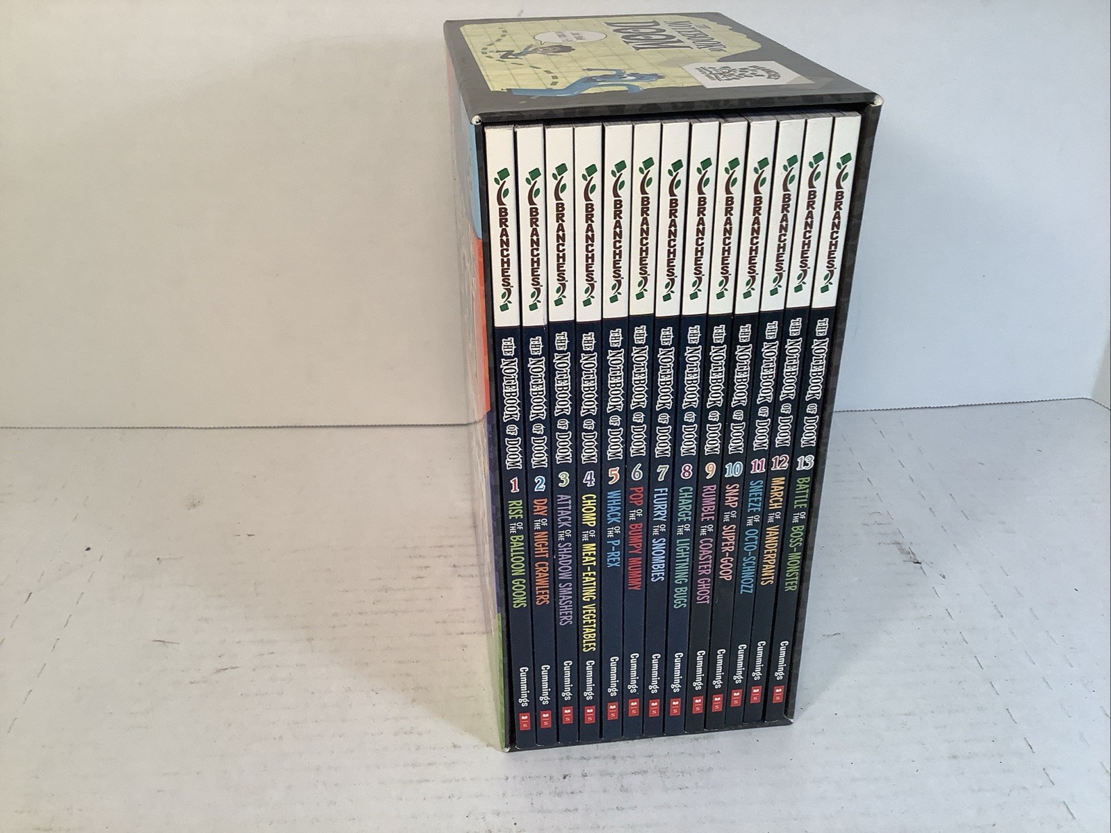 Scholastic The Notebook of Doom Books 1-13 Illustrated Box Set by Troy Cummings