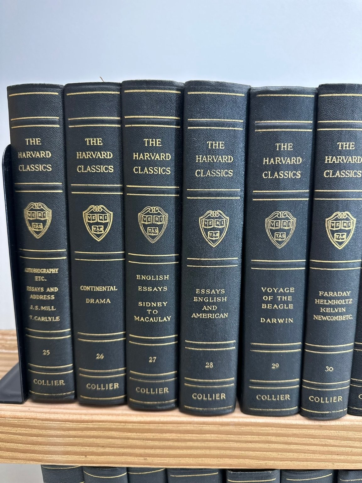 Harvard Classics 1909 Collier Vol 1-48 Set Literary Collection Soft Leather