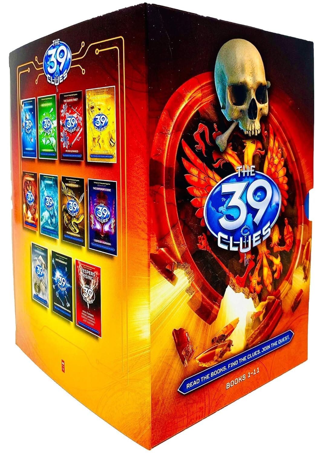 The 39 Clues Series 11 Books Box Set By Rick Riordan – Ages 9-14 – Paperback