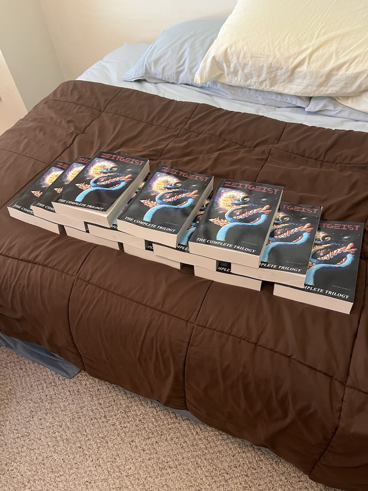 Science Fiction Paperback- Zeitgeist The Complete Trilogy : Trevor Murrey Signed