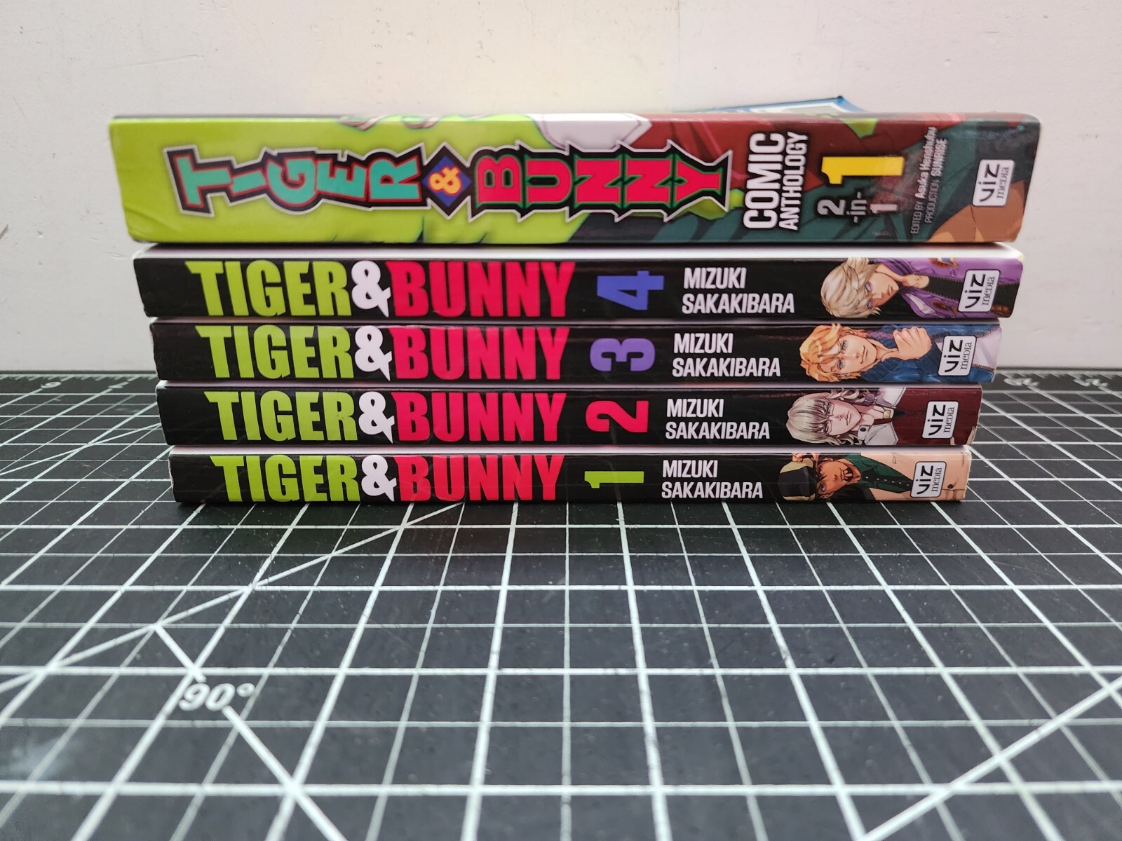 Tiger & Bunny Manga Lot Volumes 1 2 3 4 1-4 English + 2 in 1 comic anthology